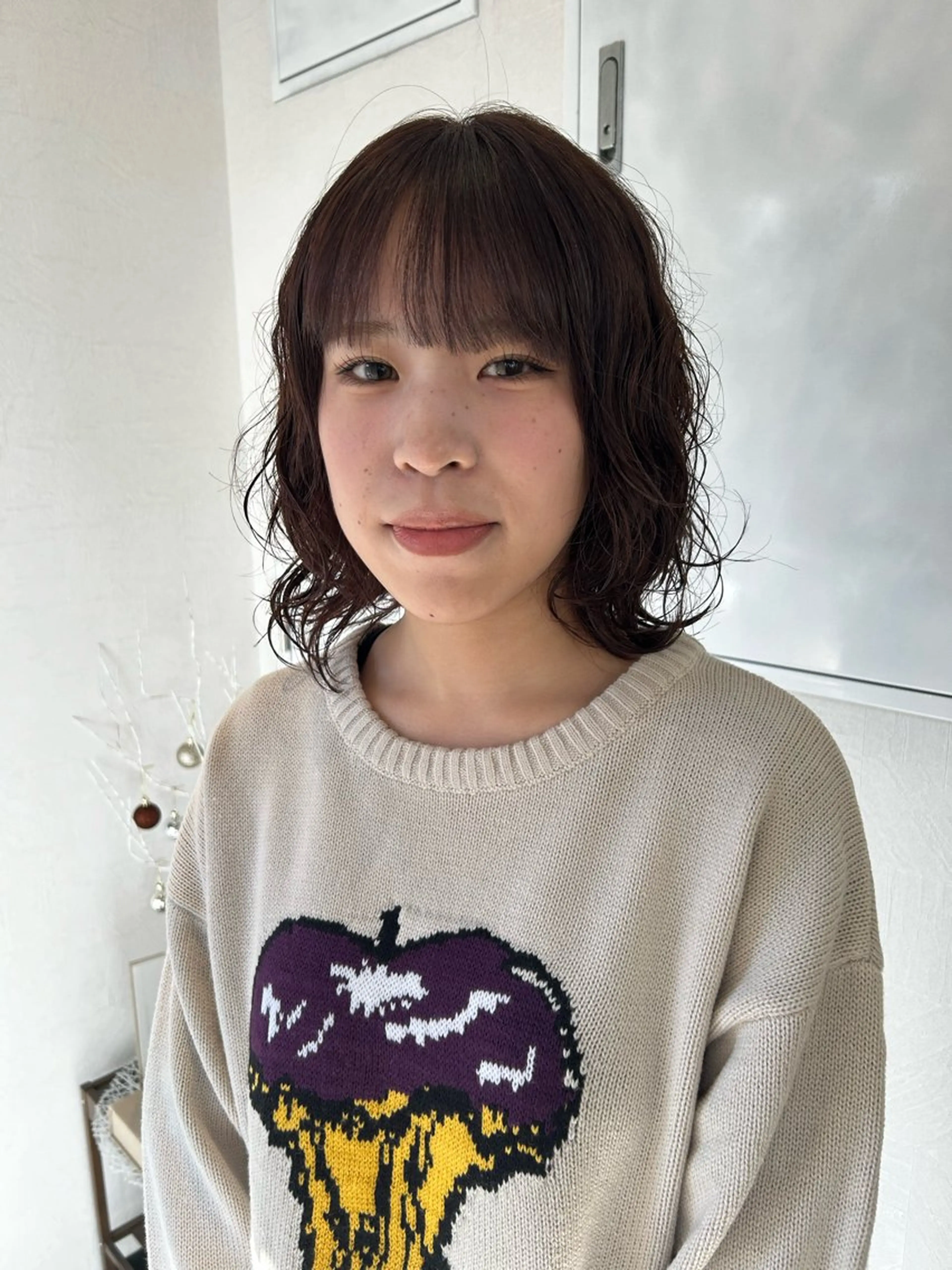 パーマ カット パーマ トリートメント Yui. レイヤー/パーマのヘアスタイル