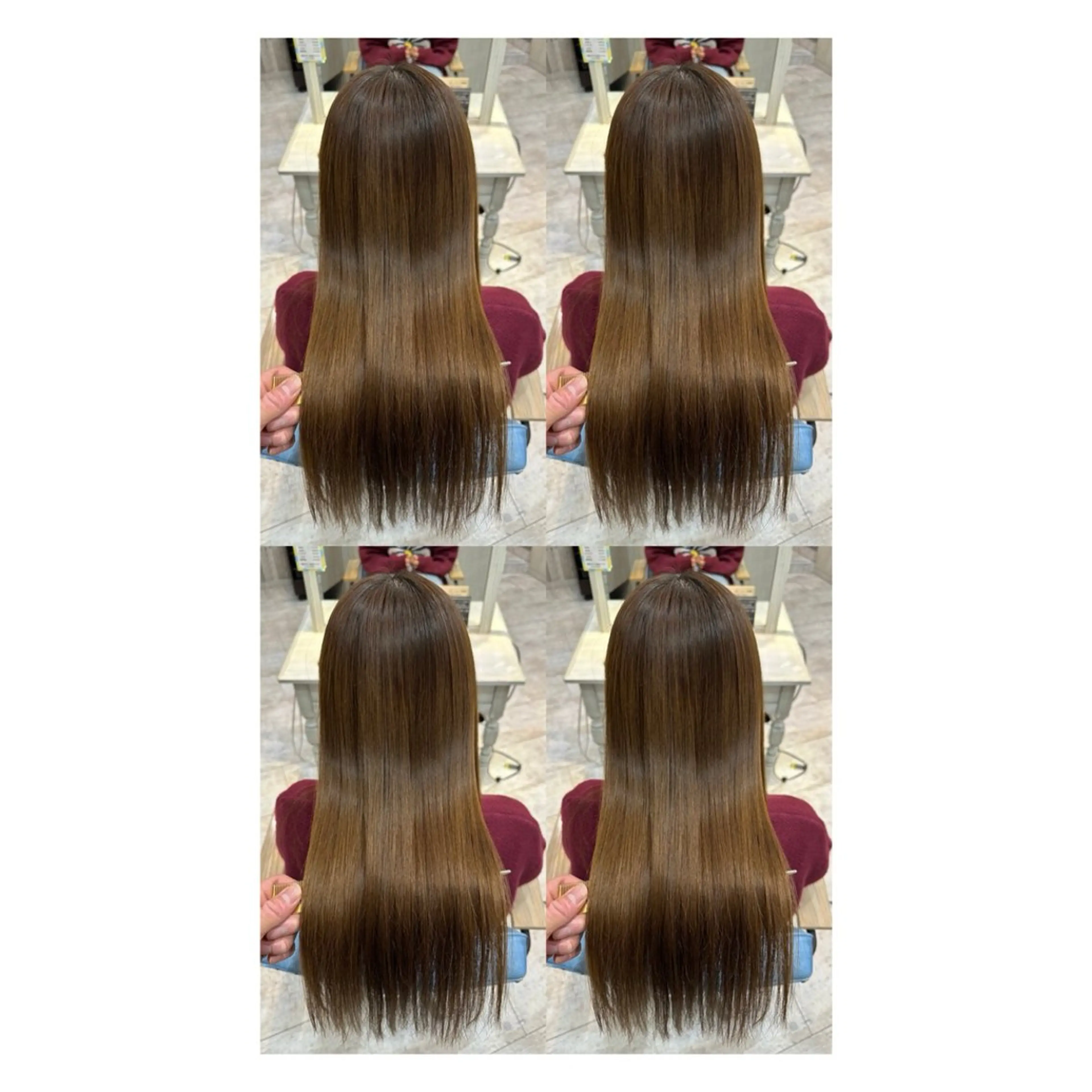 ロング カラー 透明感カラー 髪質改善 縮毛矯正 トリートメント ヘアカラー トリートメント 店長✨レイヤー✖️ 髪質改善✖️韓国ヘアのヘアスタイル