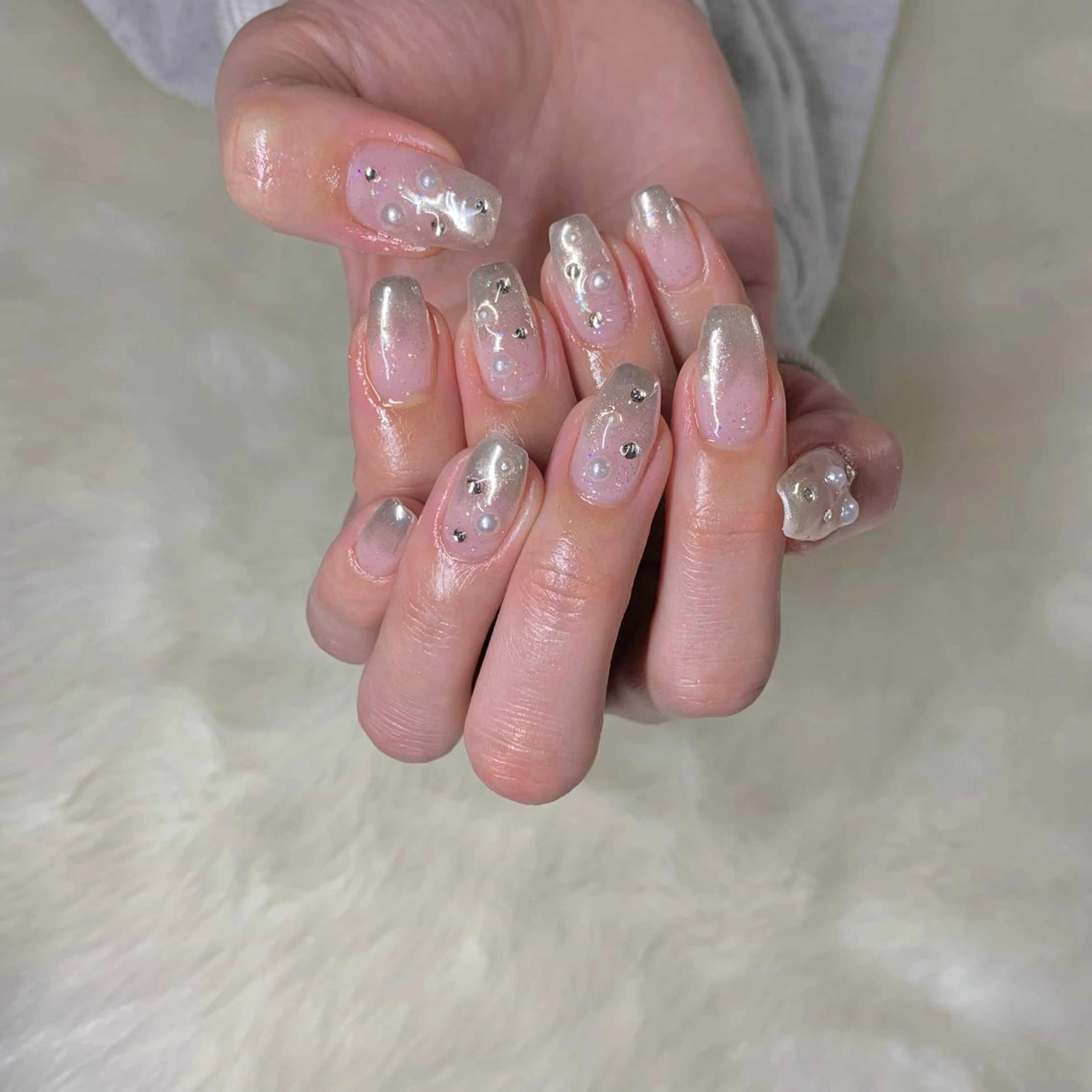 ネイル ミラーネイル 🌼Nomura Yuko🌷のネイルデザイン