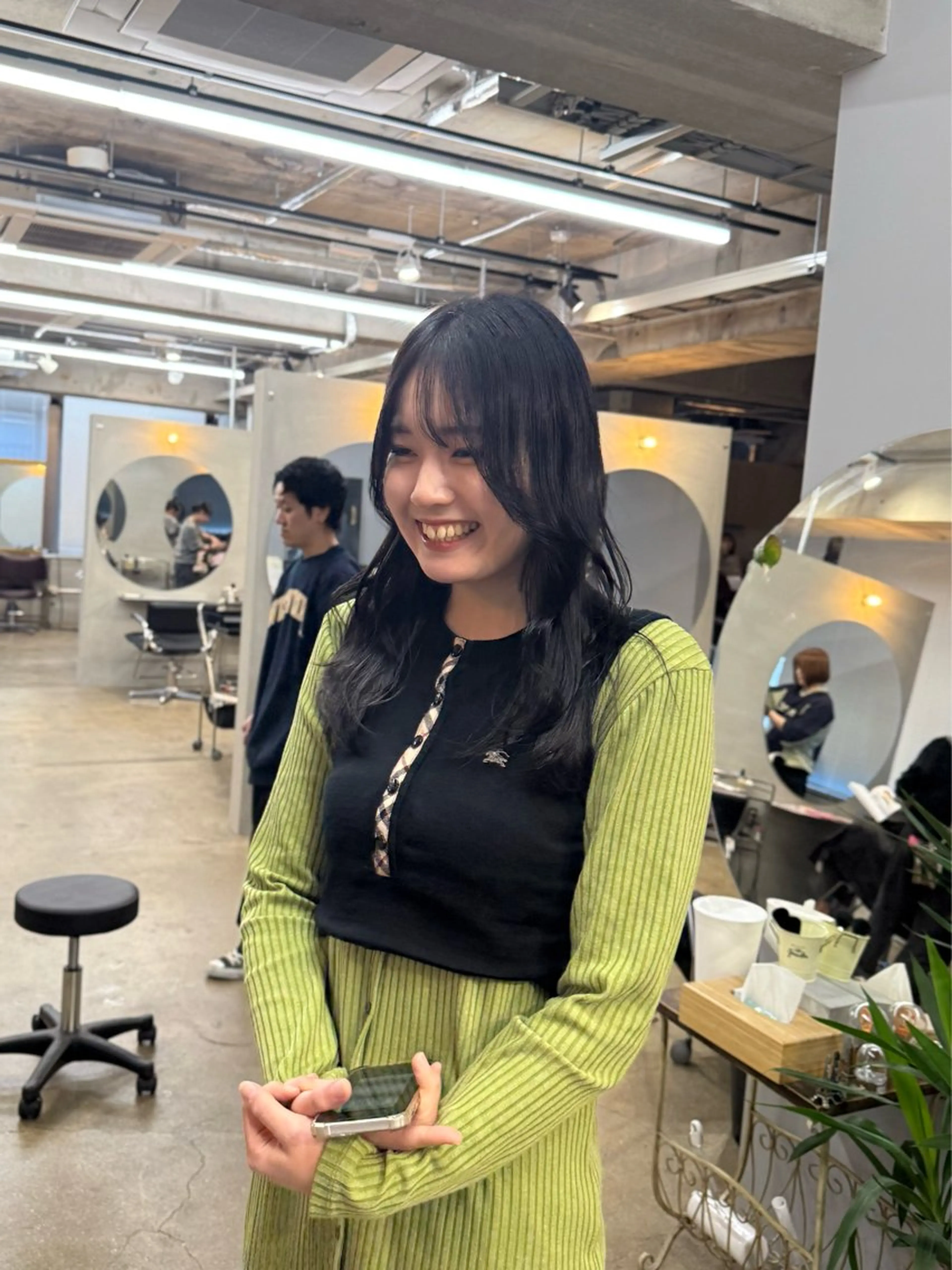 ロング カラー 髪質改善 レイヤーカット 縮毛矯正 髪質改善/縮毛矯正/ 超高濃度水素ケアのヘアスタイル