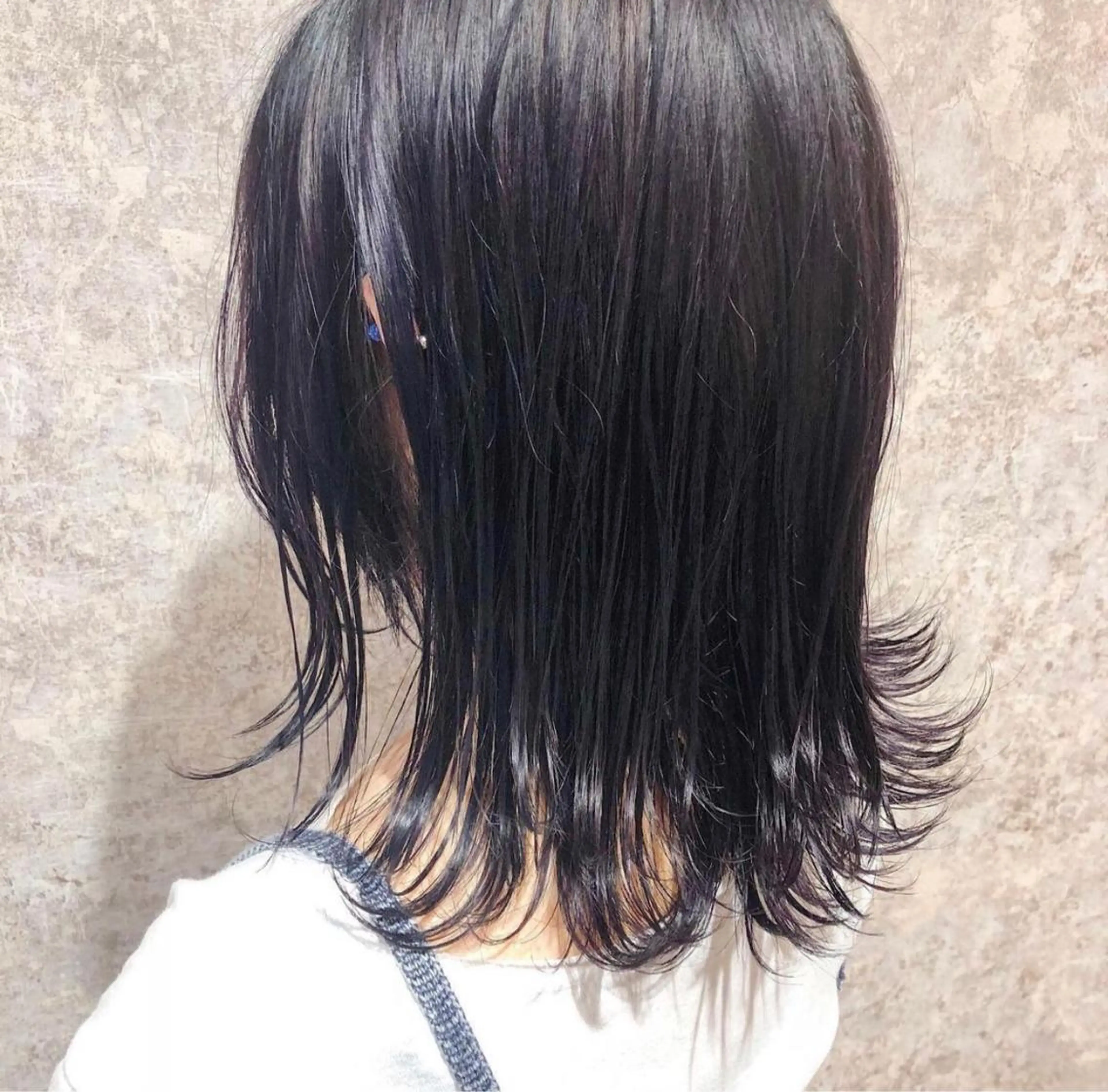 ミディアム カラー ケアブリーチ /髪質 改善/古橋圭史郎のヘアスタイル