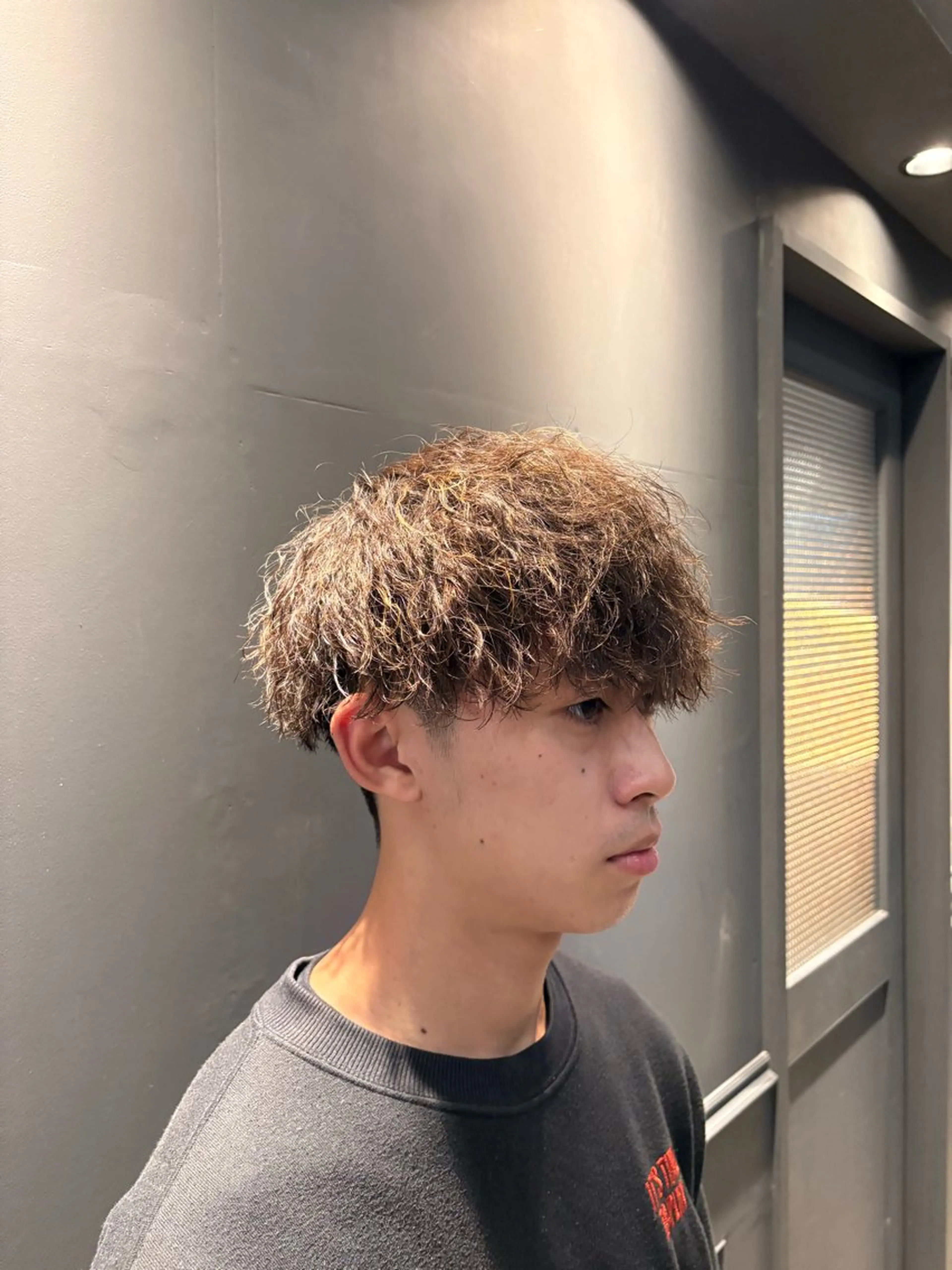 パーマ メンズ マッシュ 金子 巧のヘアスタイル