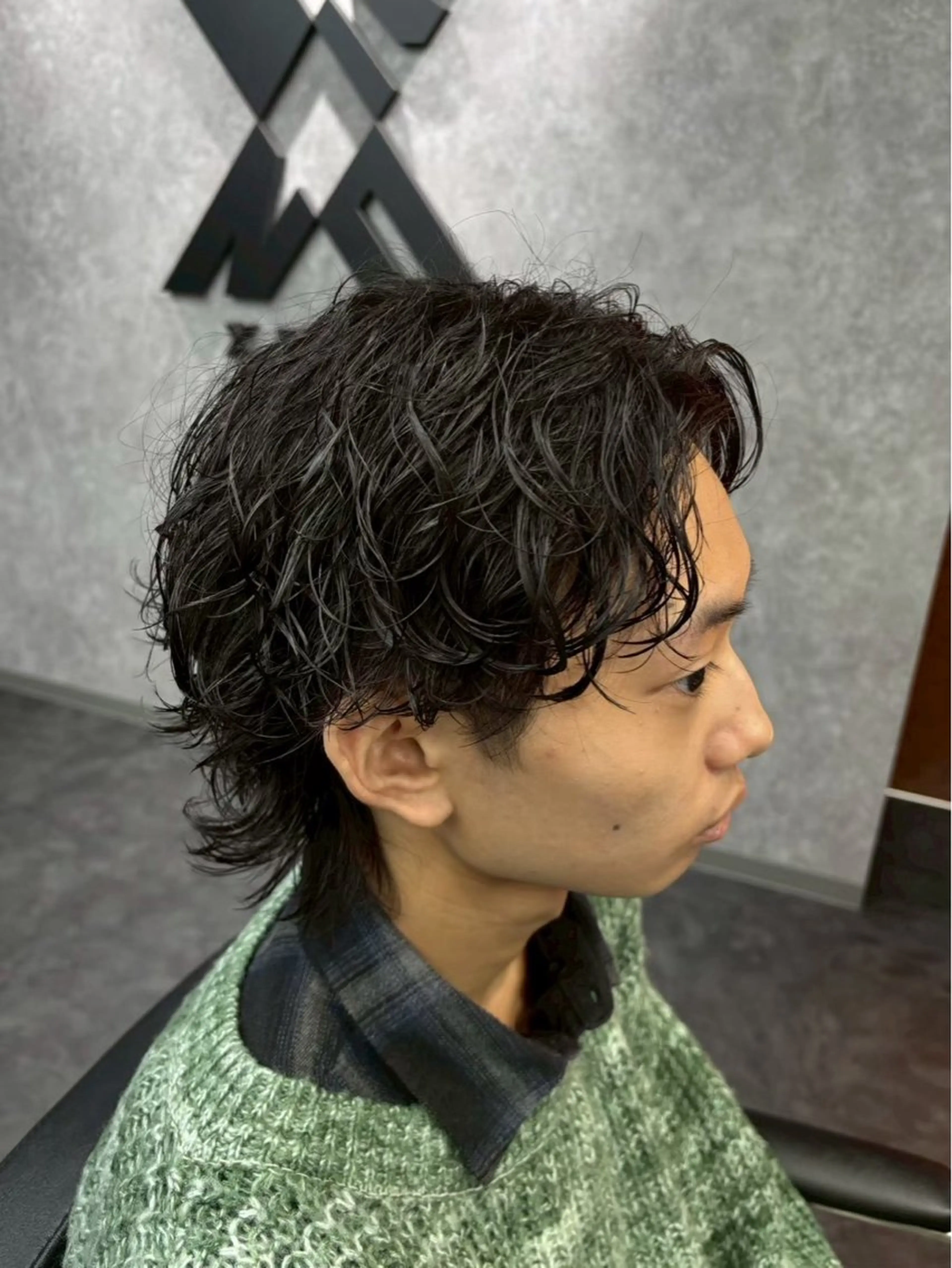 パーマ メンズ 牧山 湘海のヘアスタイル