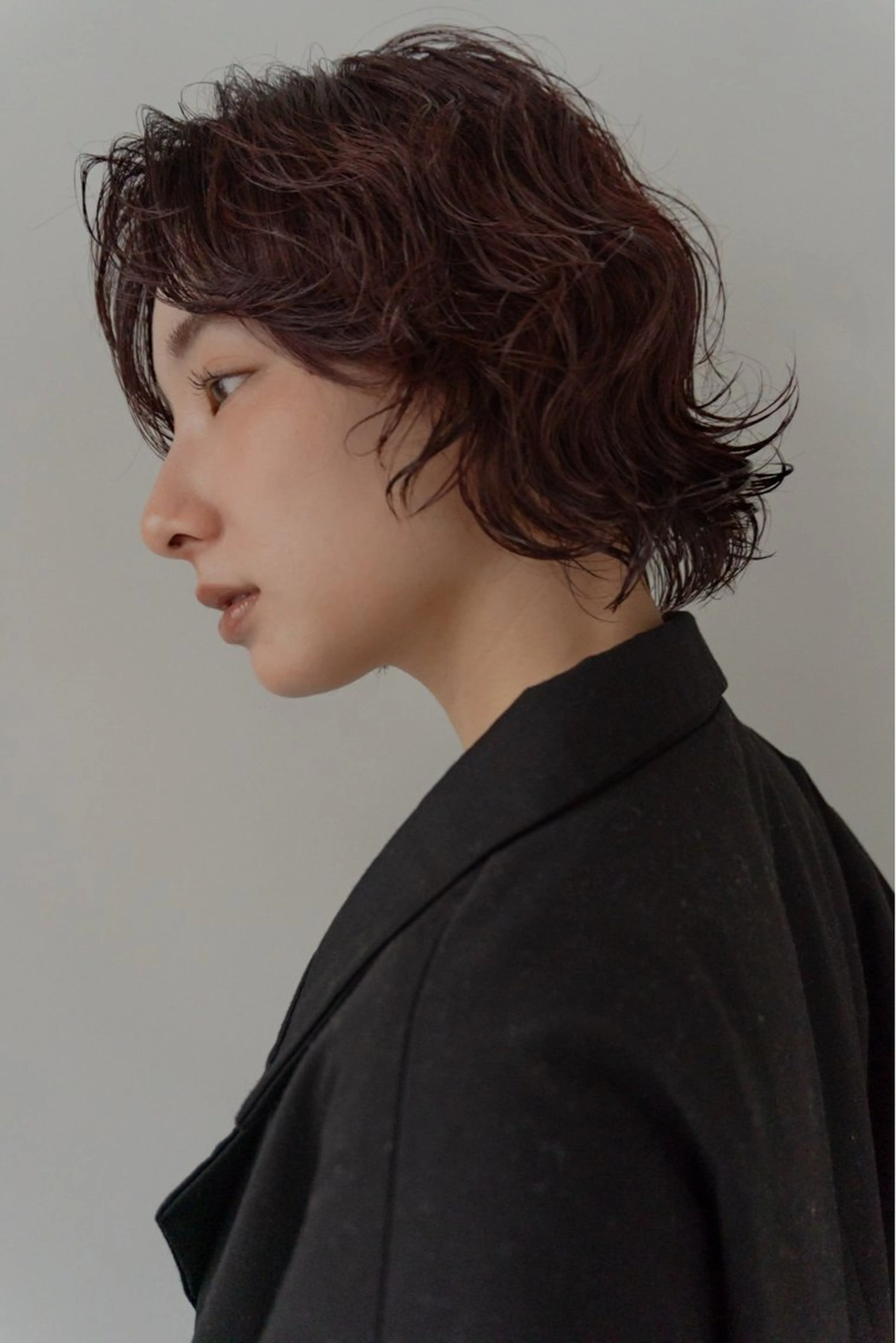 ショート カラー パーマ カット パーマ トリートメント レイヤー/似合わせ TAKUYAのヘアスタイル