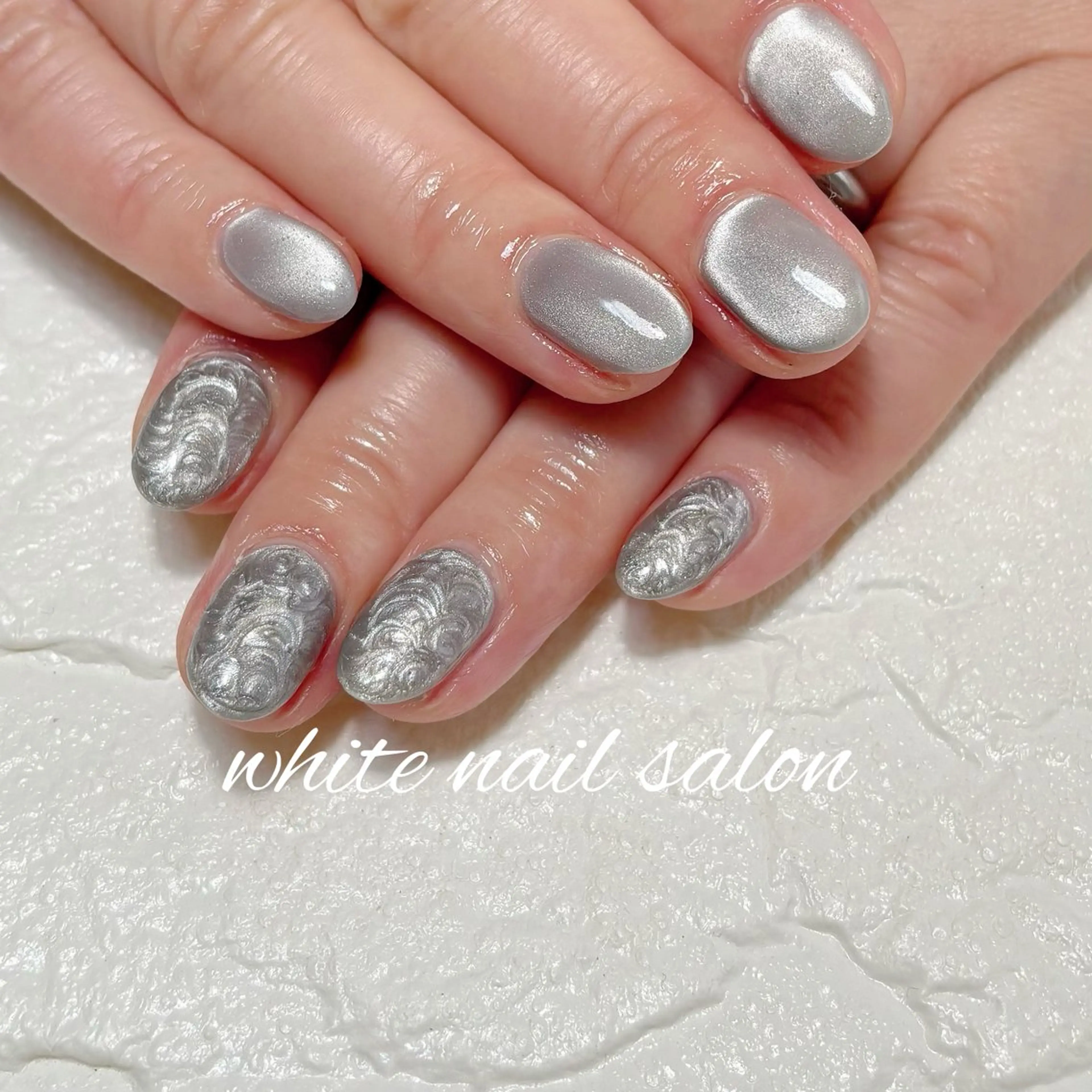 ネイル フットネイル ハンドネイル white nail salonのネイルデザイン