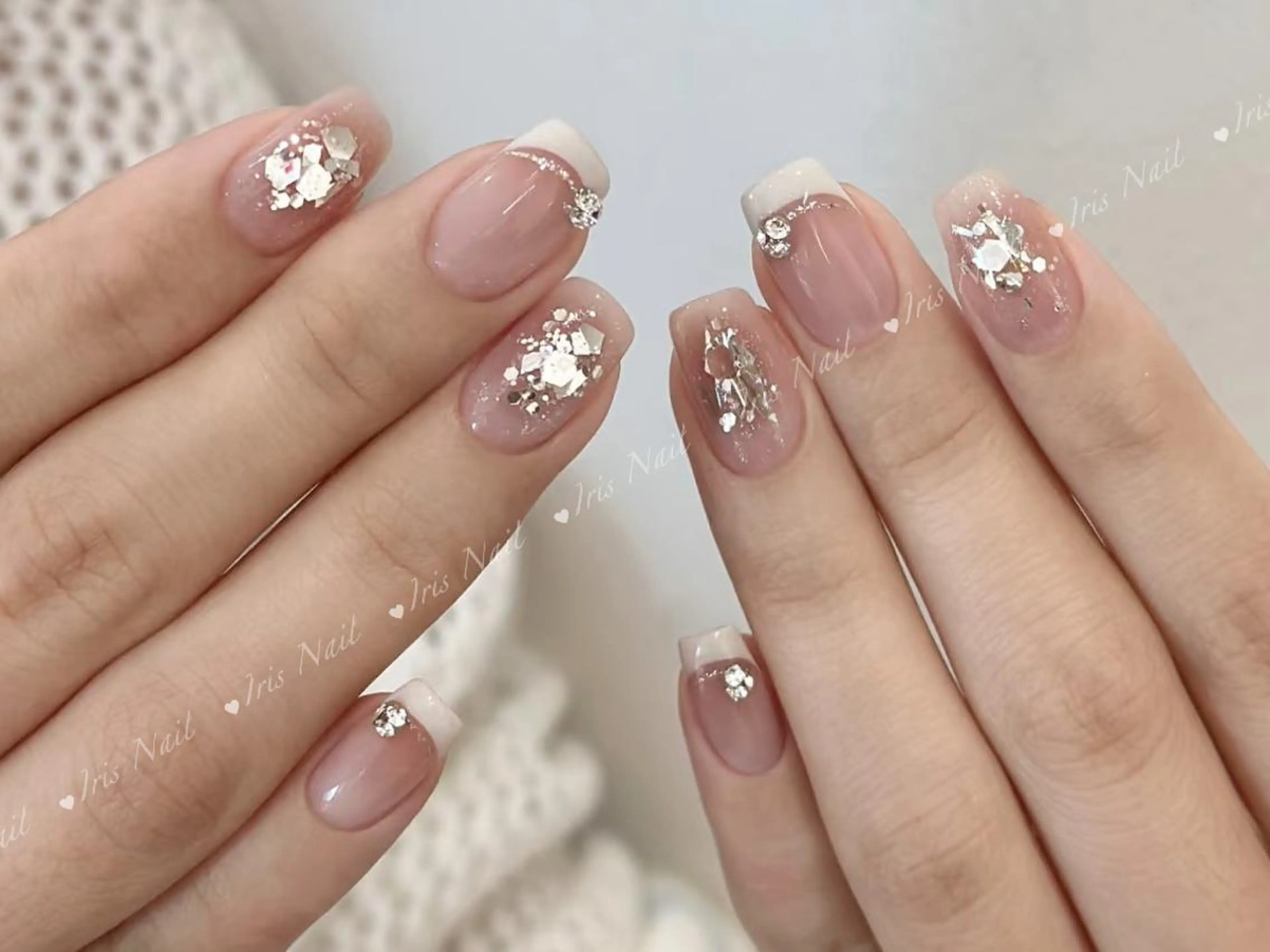 ネイル フレンチネイル ハンドネイル ハンドケア 🍒IRIS Nail🌸のネイルデザイン