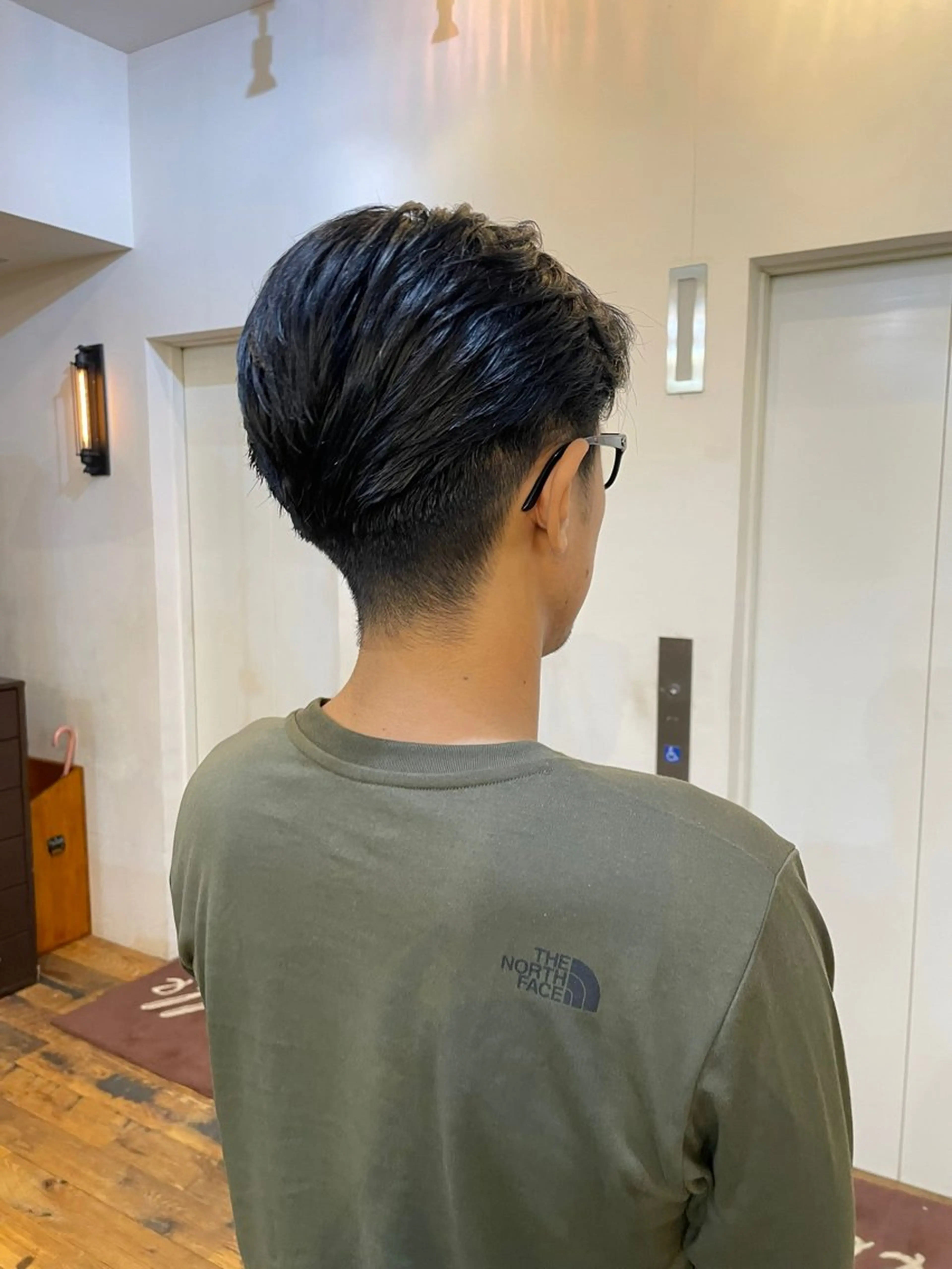 メンズ センターパート 刈り上げ カット トリートメント 似合わせカット‪// 鶴我万唯華のヘアスタイル