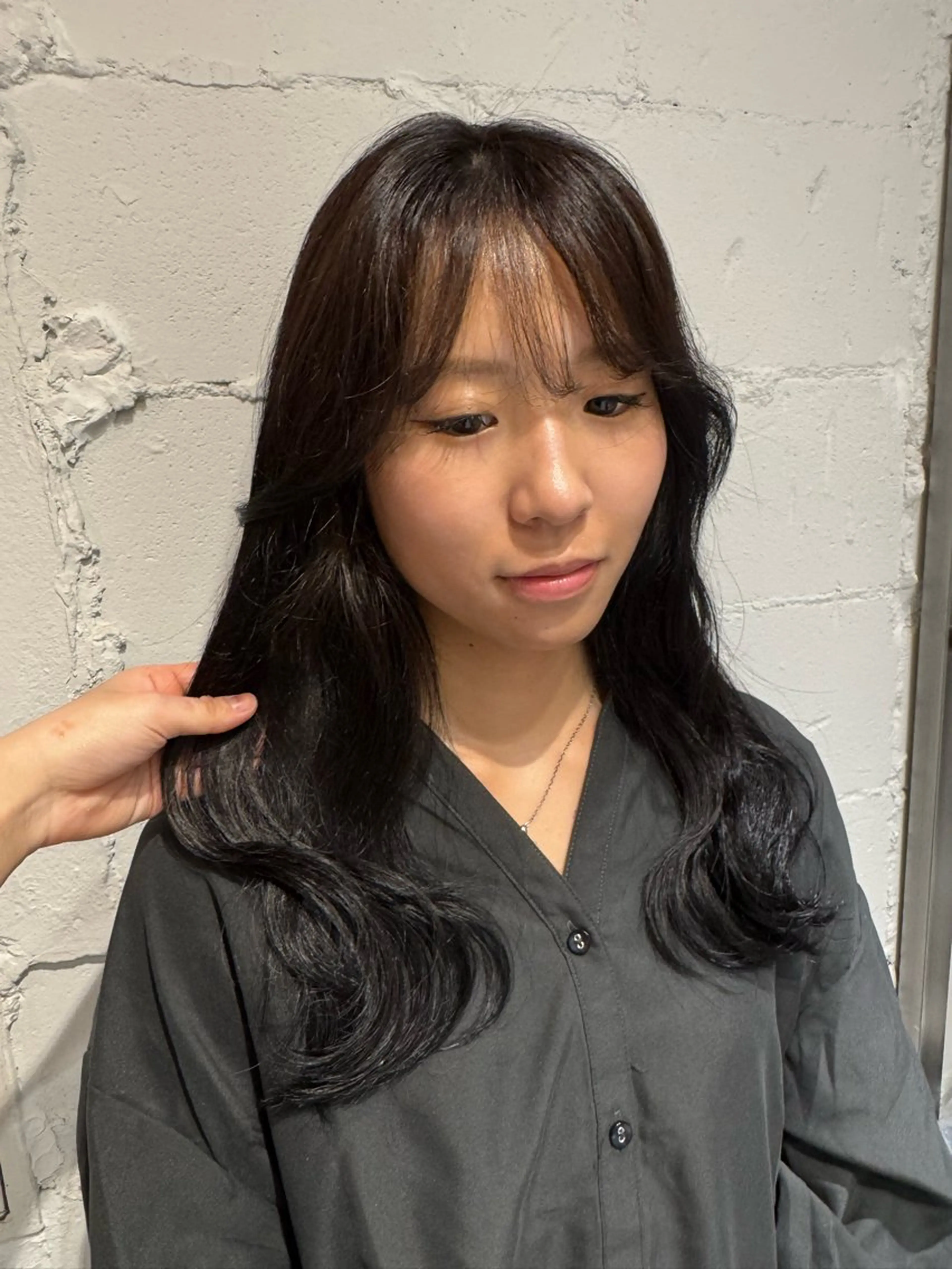 ロング ヘアカラー トリートメント 🌶F-CODE RINA🌶のヘアスタイル