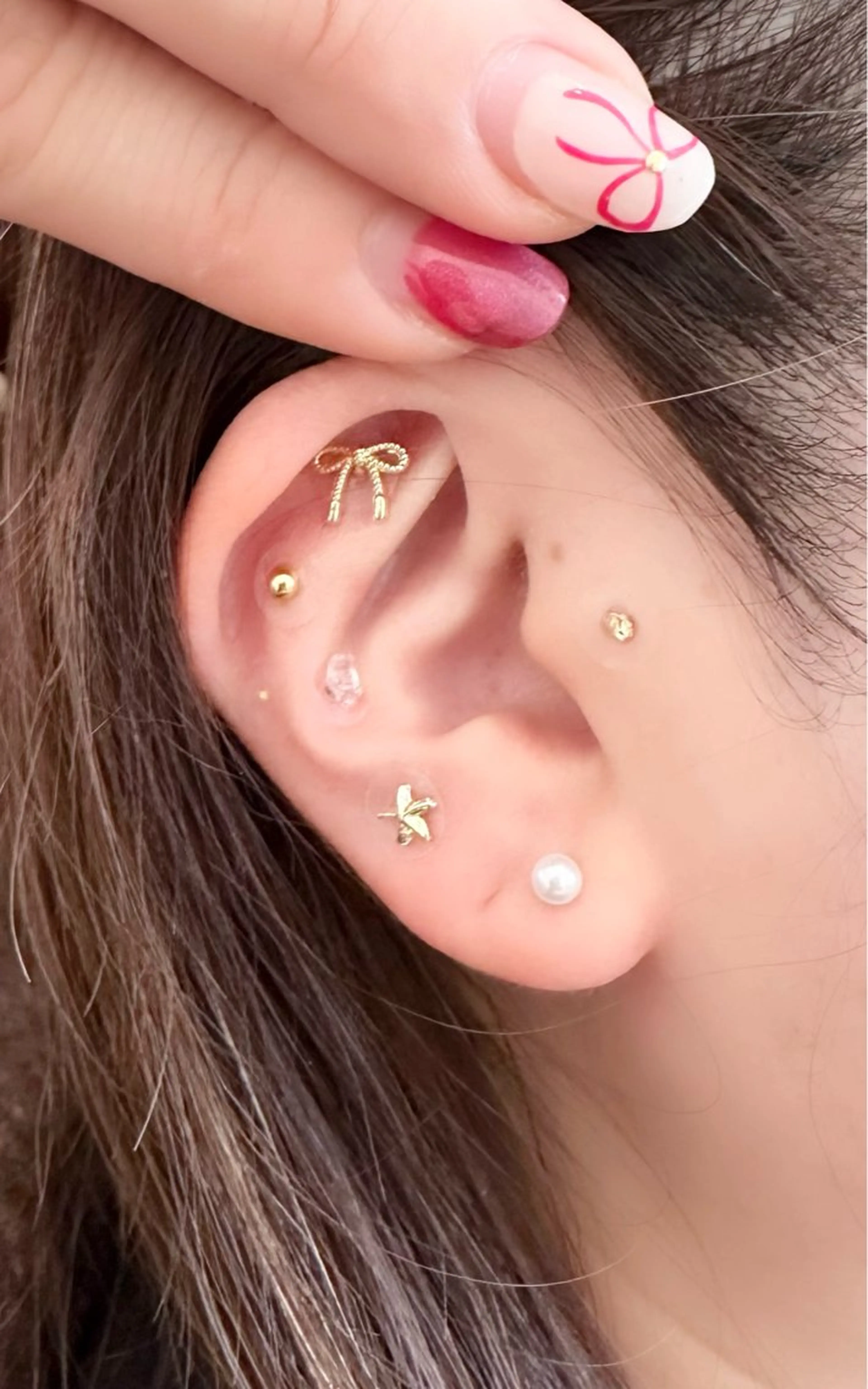 大人気⭐️耳ツボジュエリー６粒までの写真