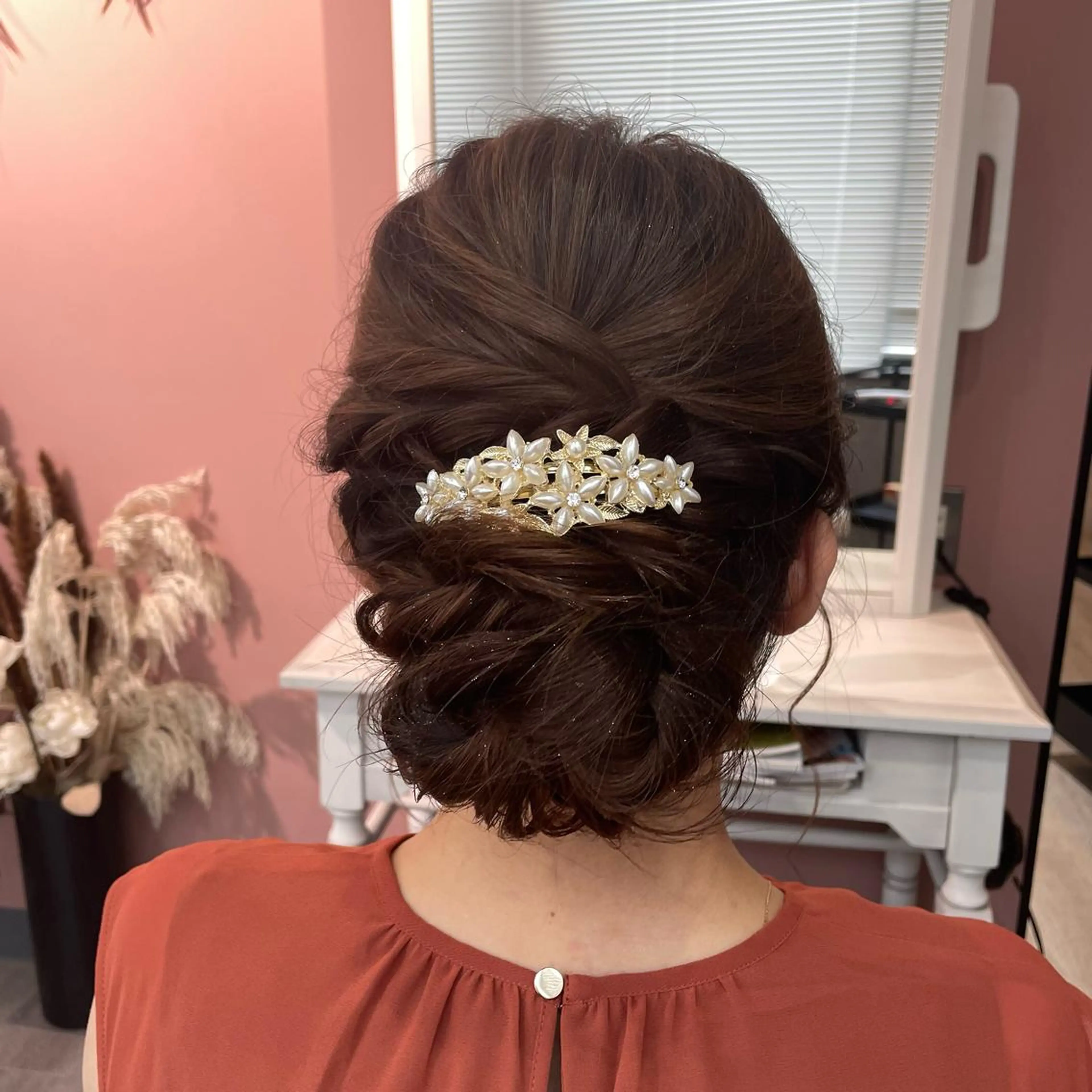 セミロング ヘアアレンジ ヘアセット Hair Labo ASH所属・Hair Labo ASH  あみん♡のヘアスタイル