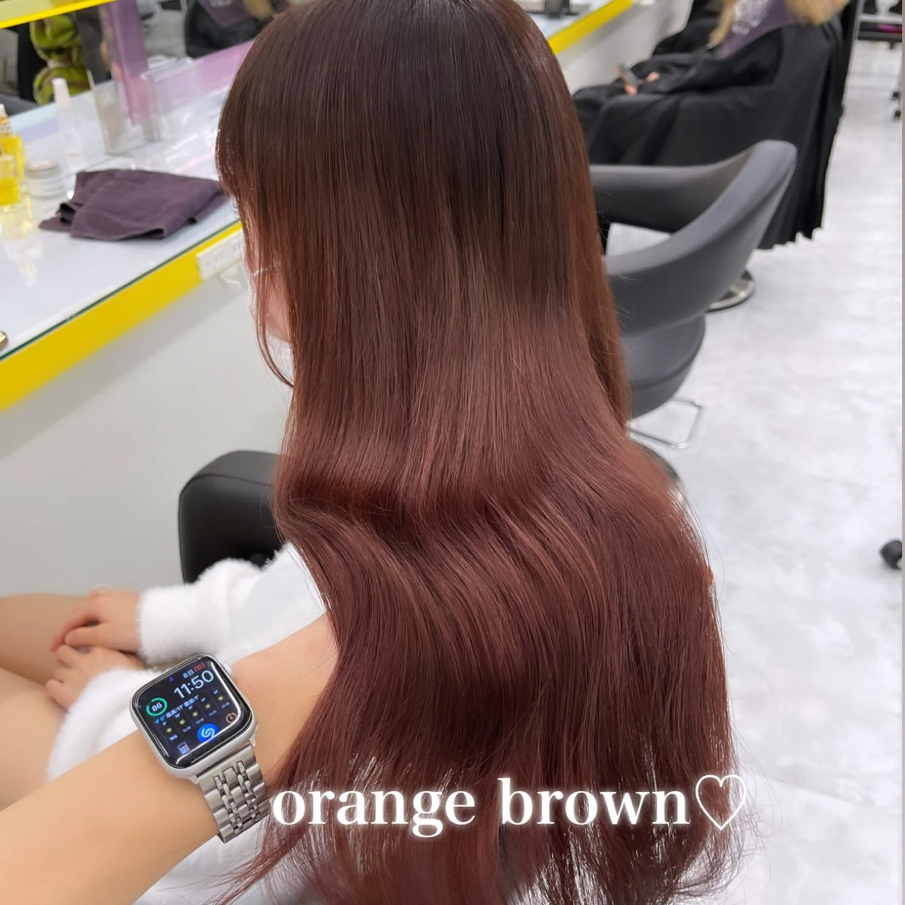 ミディアム カラー パーマ ヘアアレンジ メンズ キッズ ネイル マツエク・マツパ アイブロウ ♥️韓国ヘア レイヤー♥️ゆりのヘアスタイル