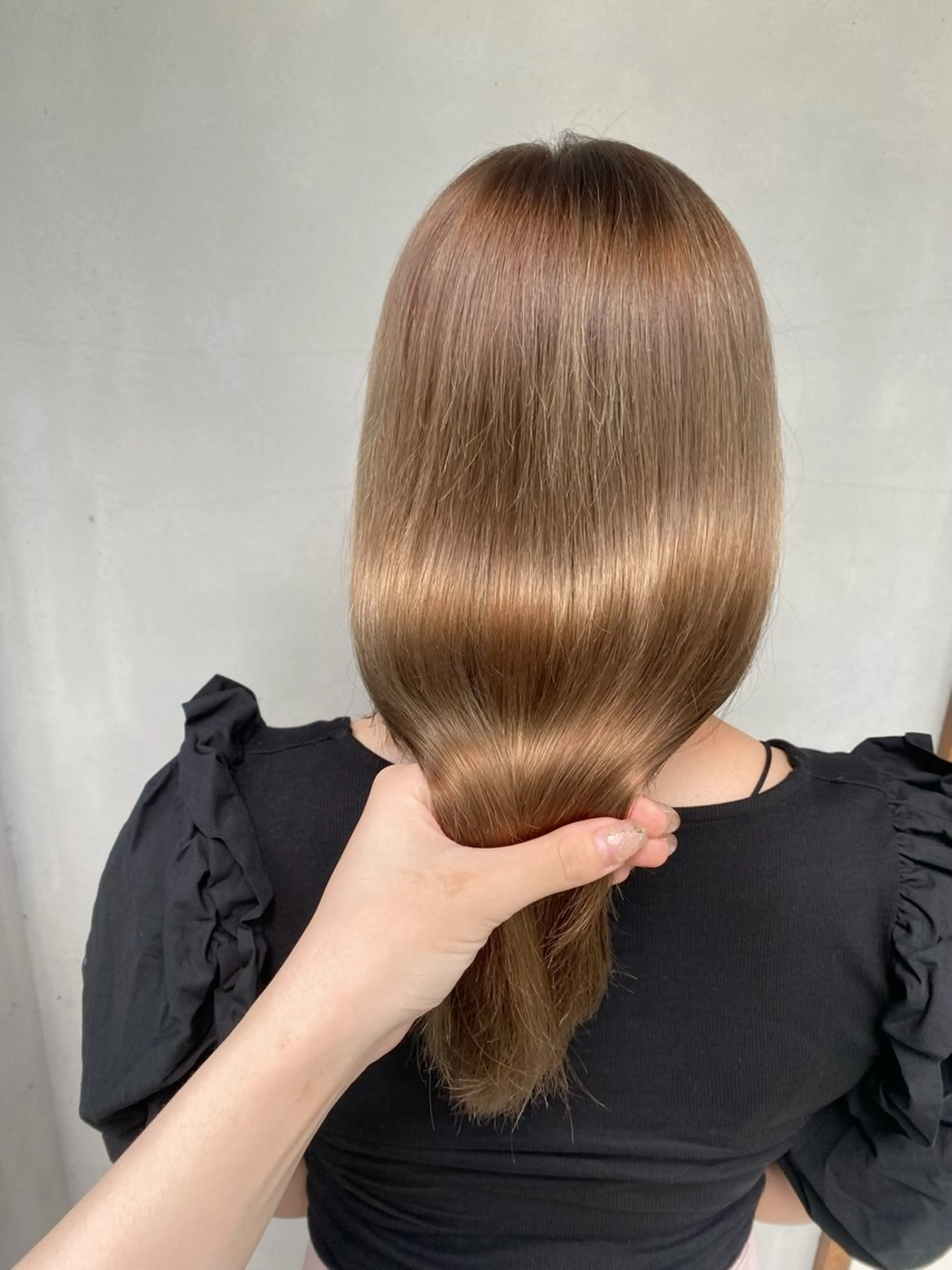 セミロング カラー カット ヘアカラー トリートメント ENIF ヤマグチアツコのヘアスタイル