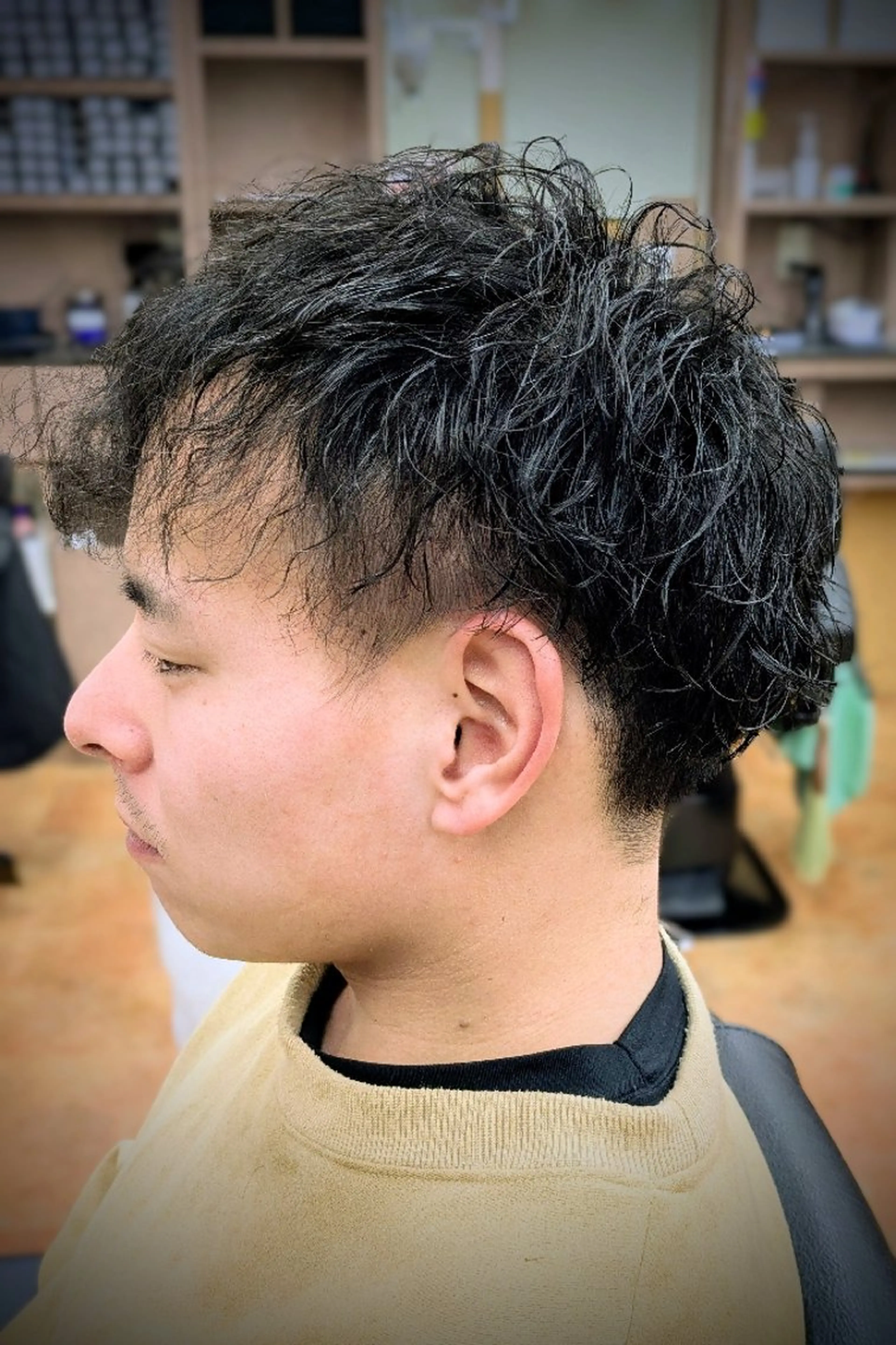 パーマ ショート 理容プラージュ燕三条 福井のヘアスタイル