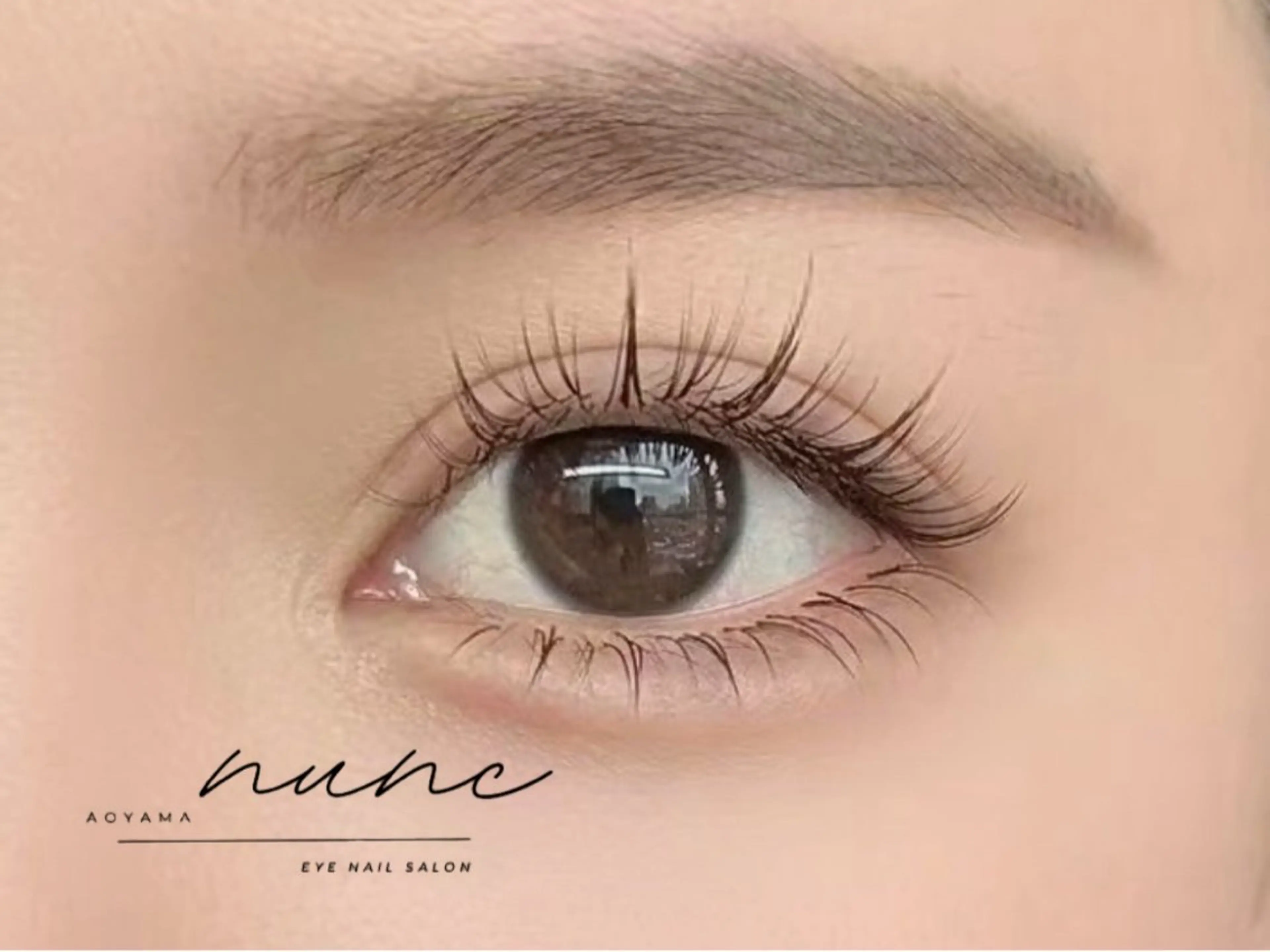 練習モデル様⭐︎フラットマットラッシュ80本✨オフあり※3ヶ月以内にパーマかけてる方不可！の写真