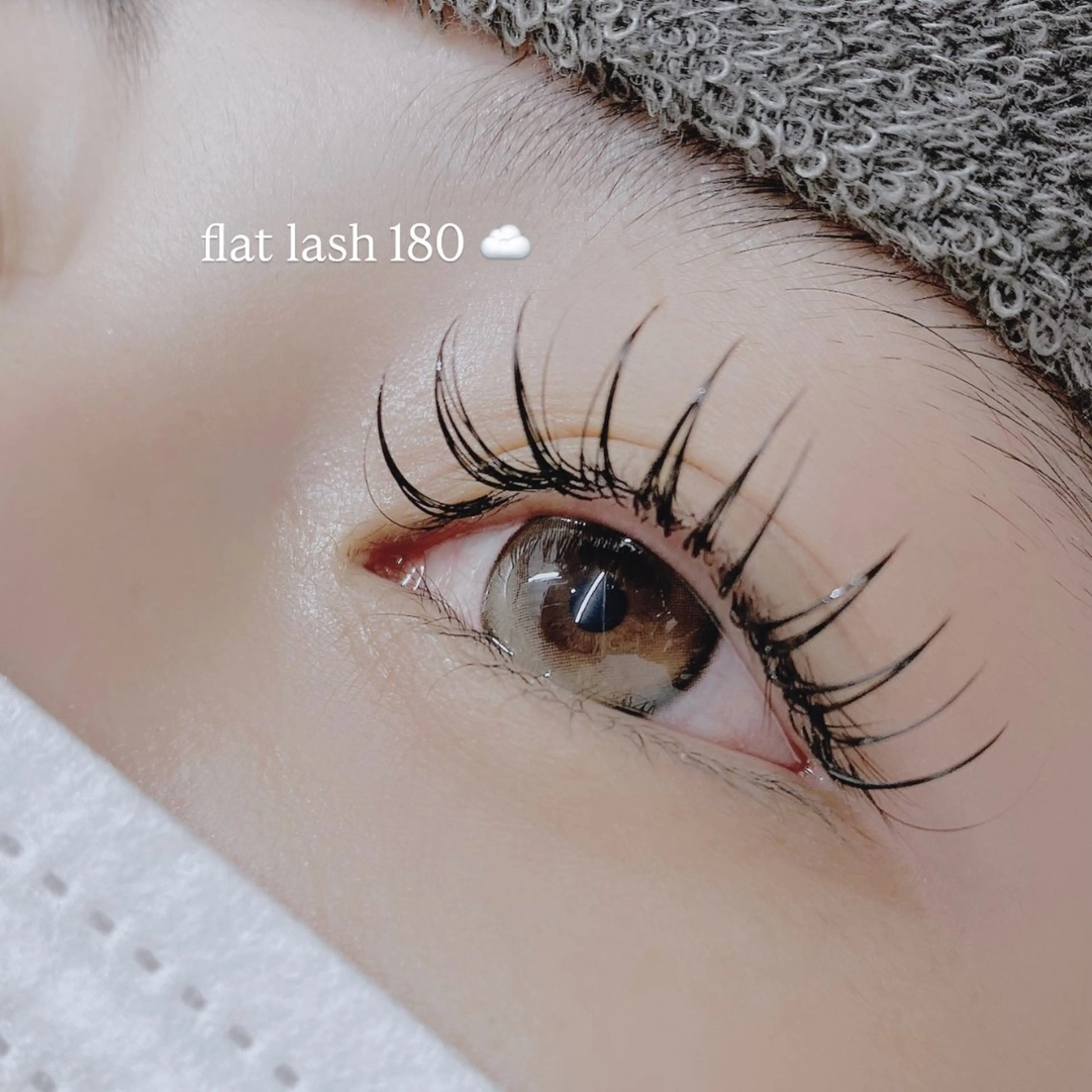 マツエク・マツパ Dカール フラットラッシュ マツエク eye 梨花のマツエク・マツパデザイン