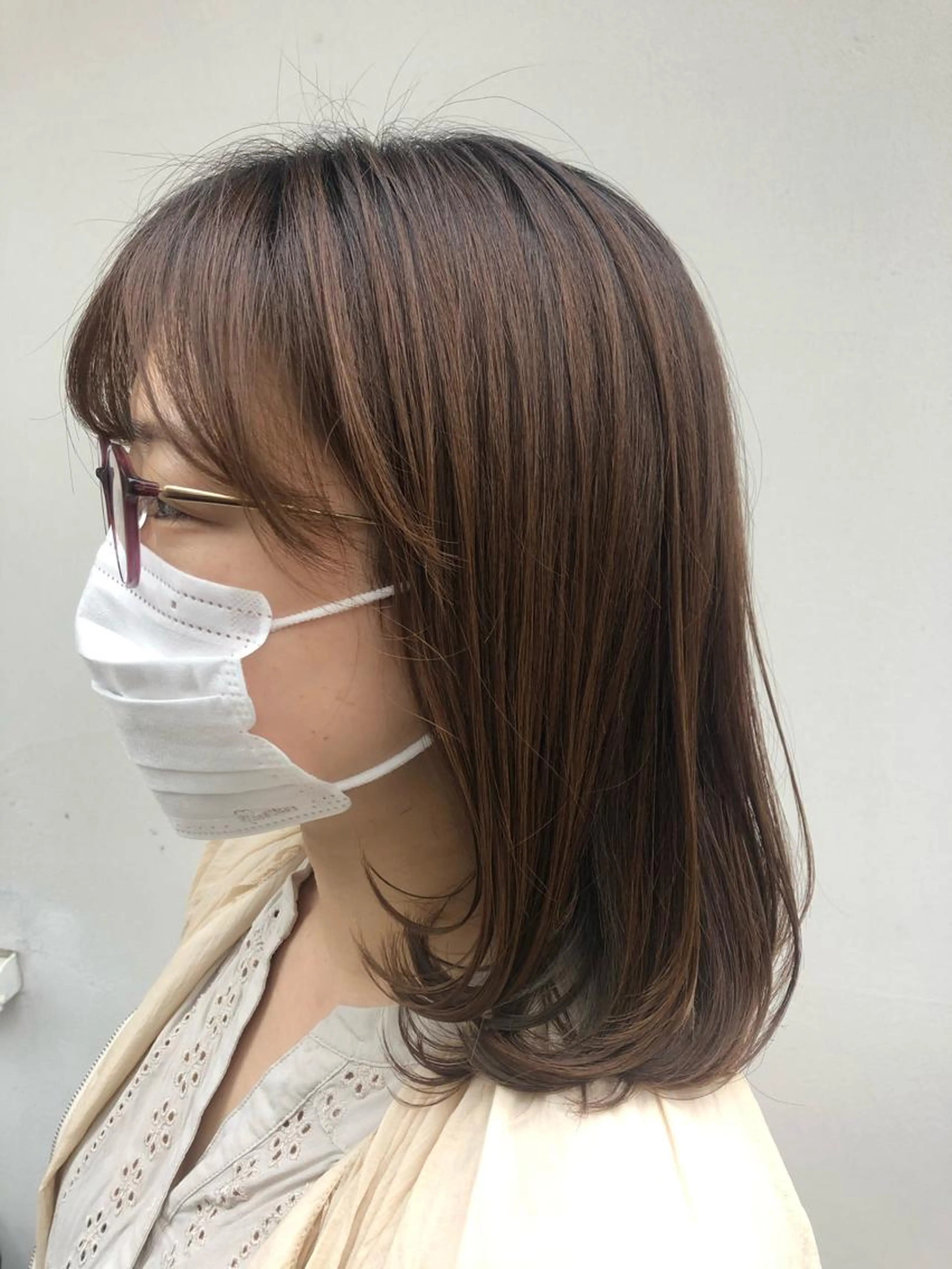 カット＋throwカラー+トリートメントの写真