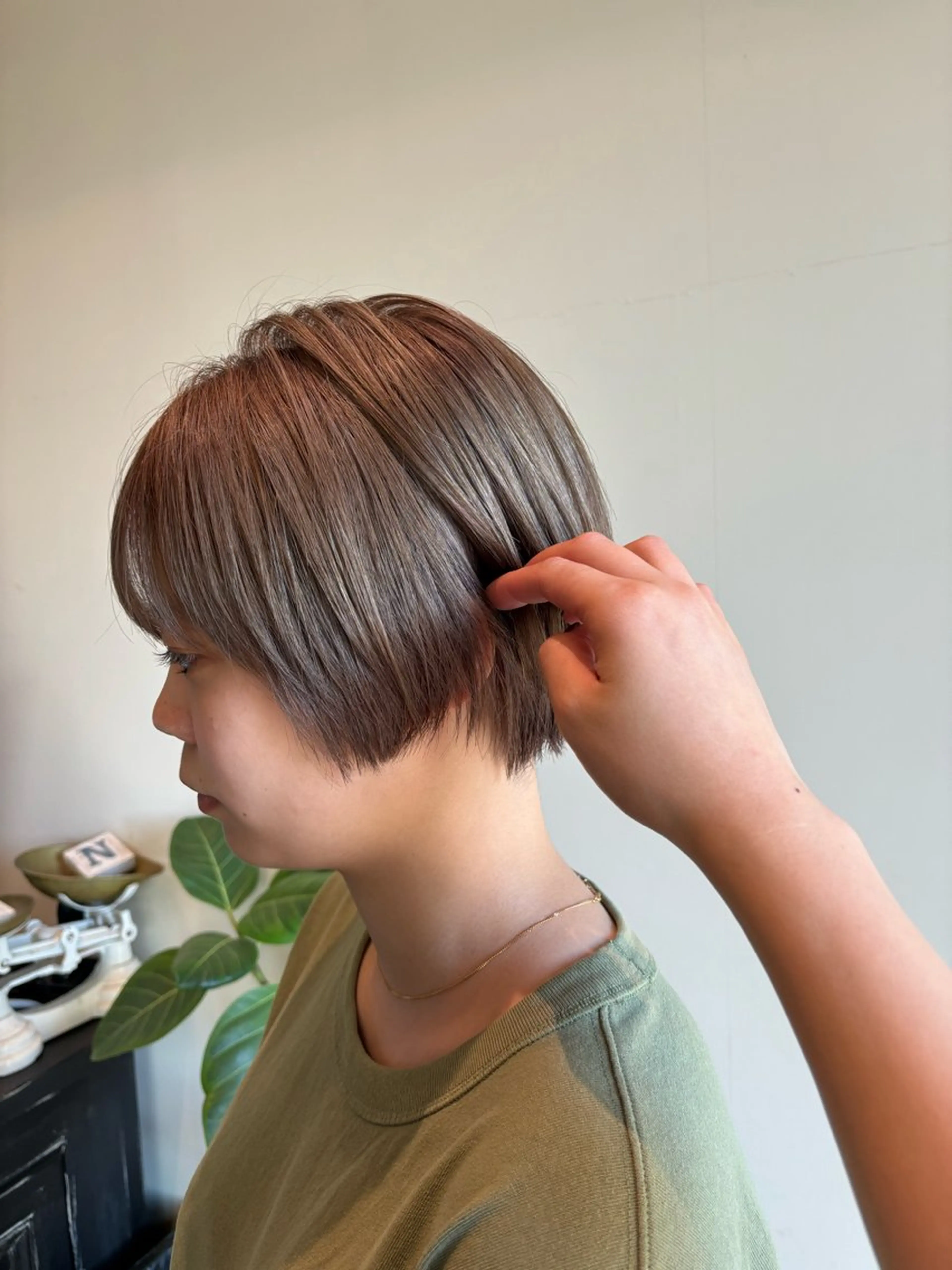 ショート カラー 竹田 佳奈のヘアスタイル