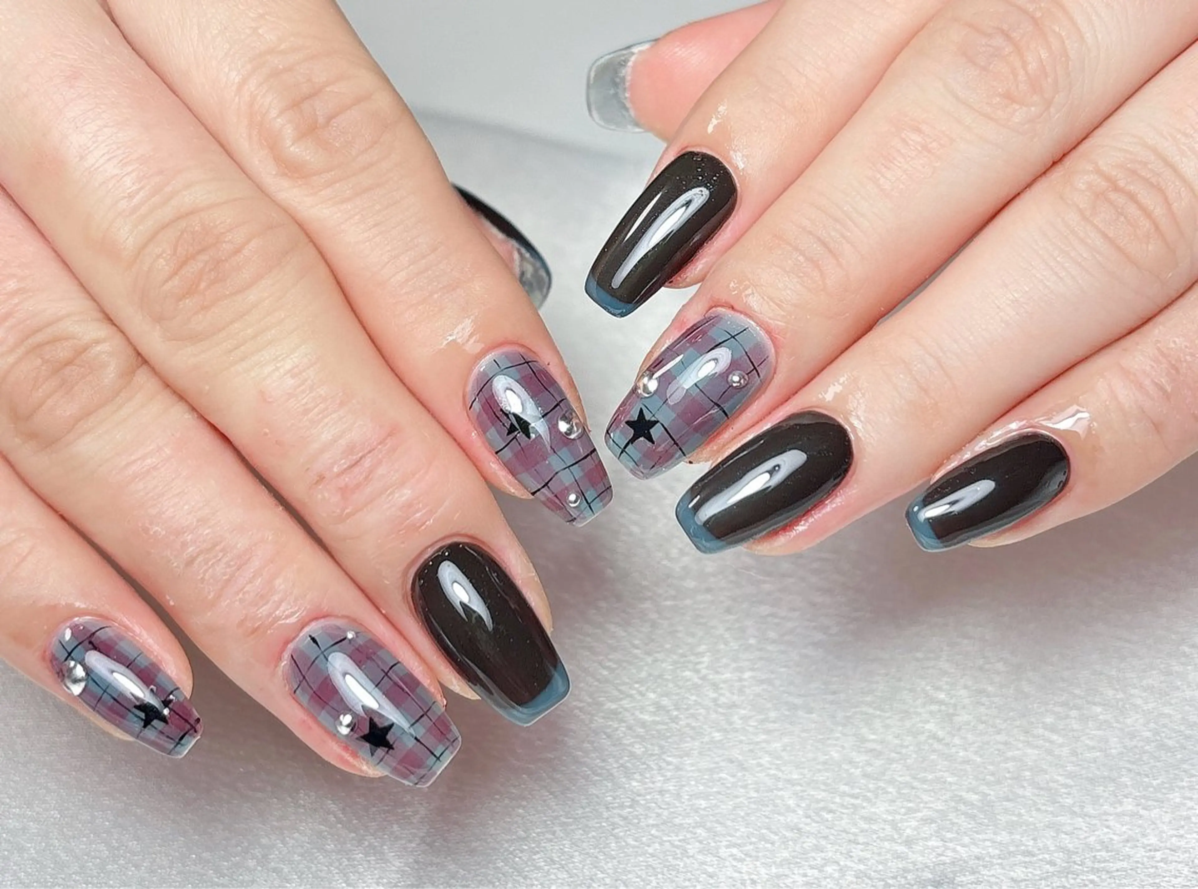 ネイル ハンドネイル Aura  Nail 長さだし/パラジェルのネイルデザイン