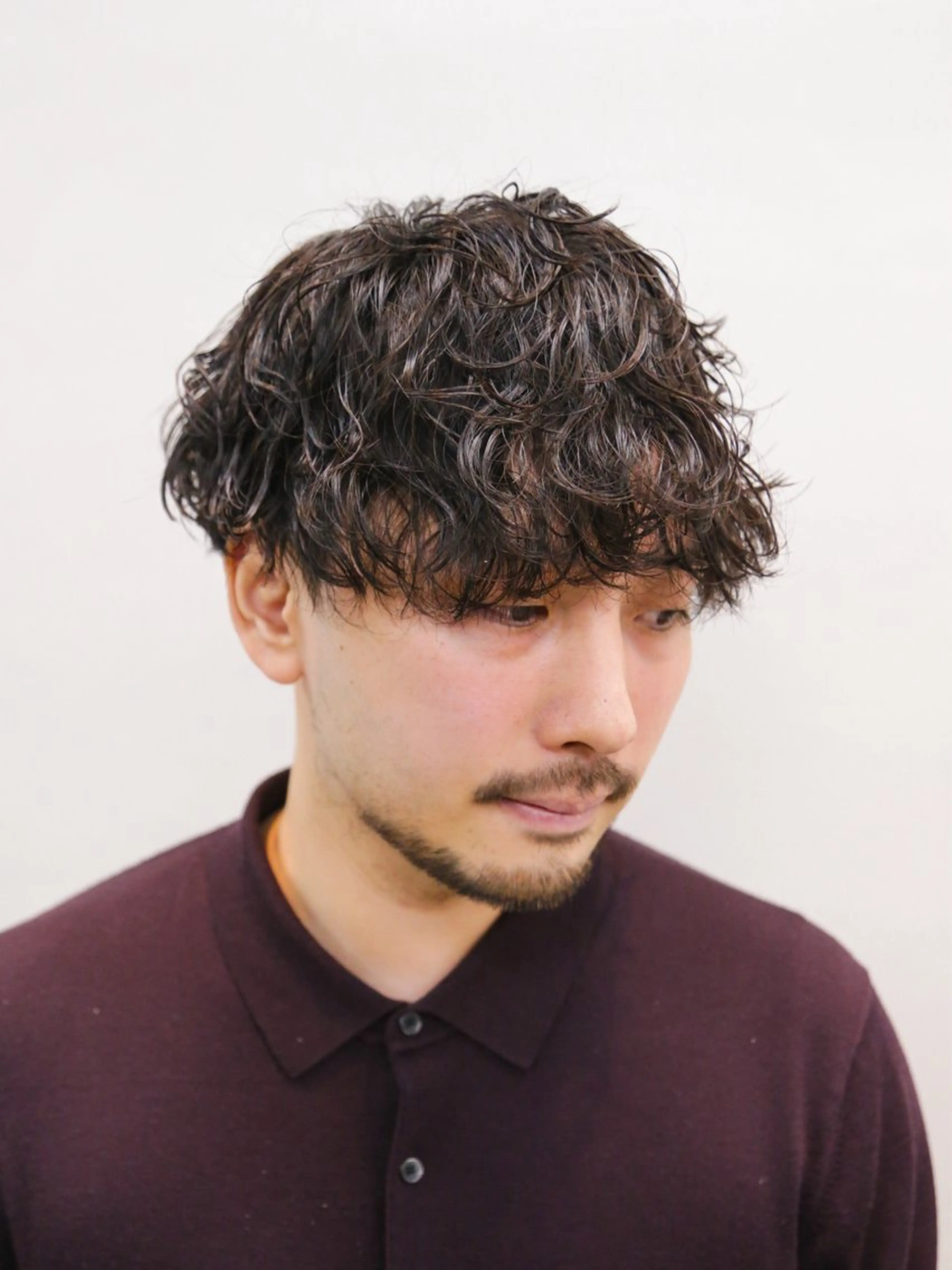 ショート パーマ メンズ カット パーマ warme所属・メンズパーマ メンズ特化ryoのヘアスタイル