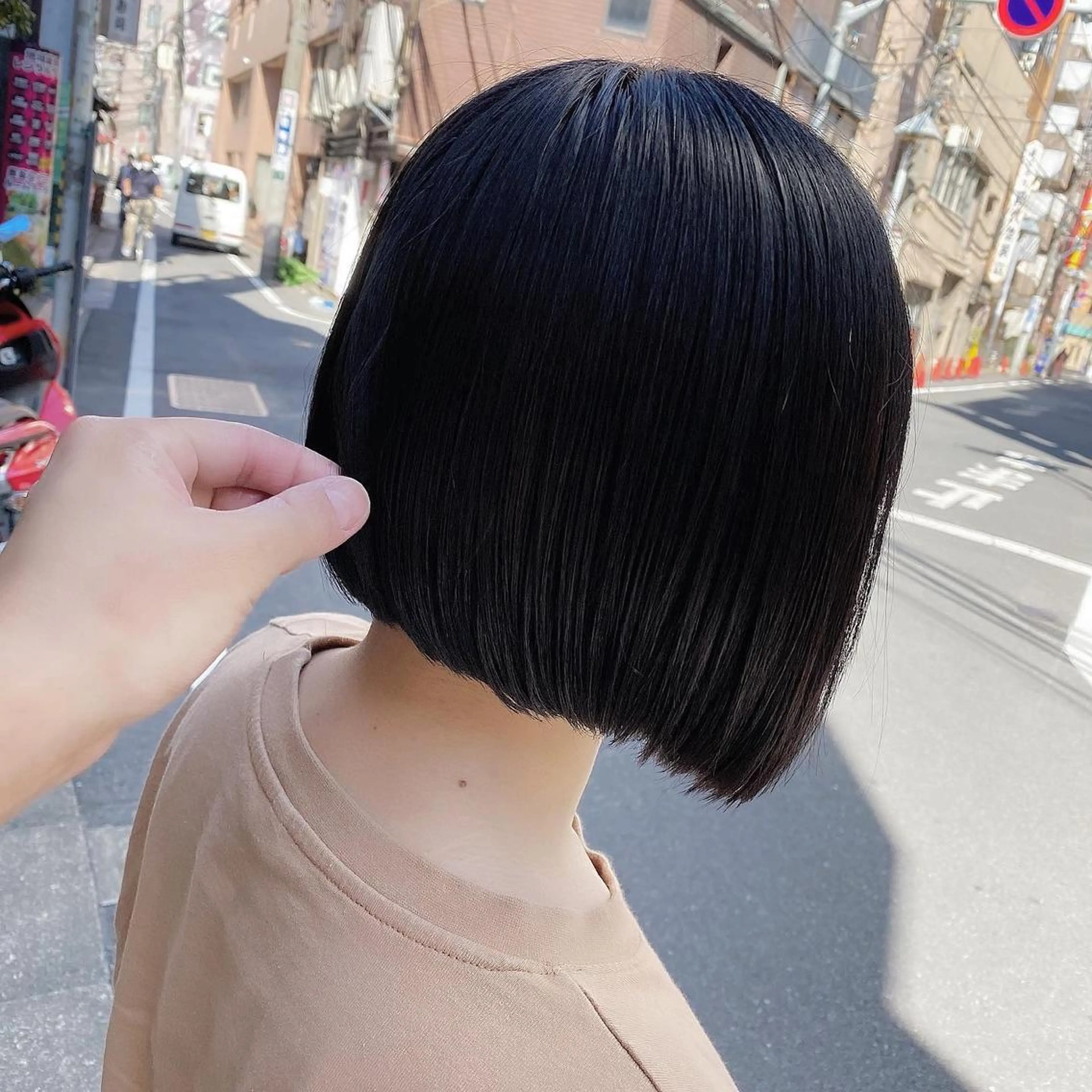 ショート 前下がりボブ ボブ 髪質改善 髪質改善特化 安東駿介のヘアスタイル