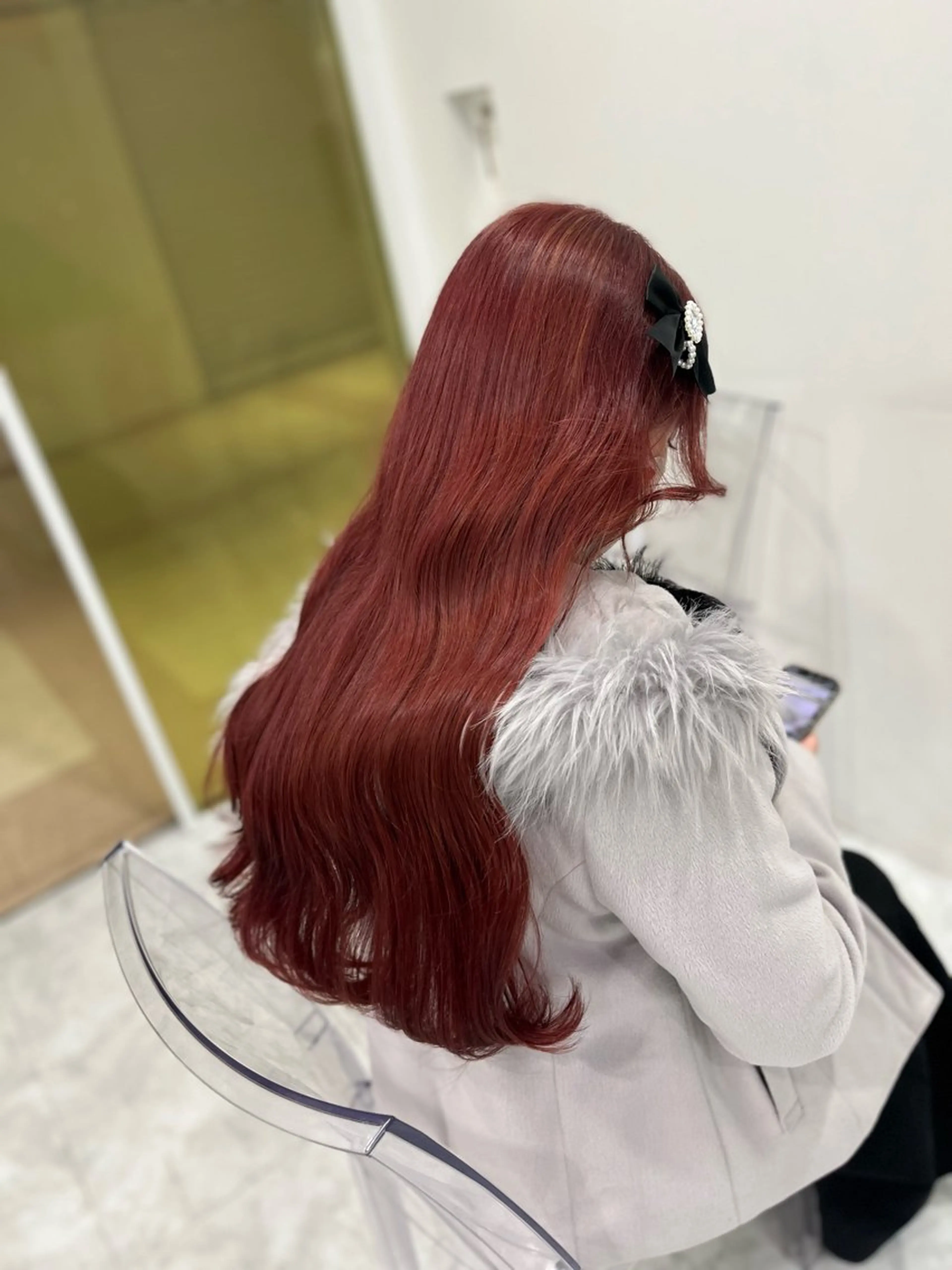 ロング カラー ガーリー♡女の子っぽ ヘア♡ピンクカラー♡のヘアスタイル