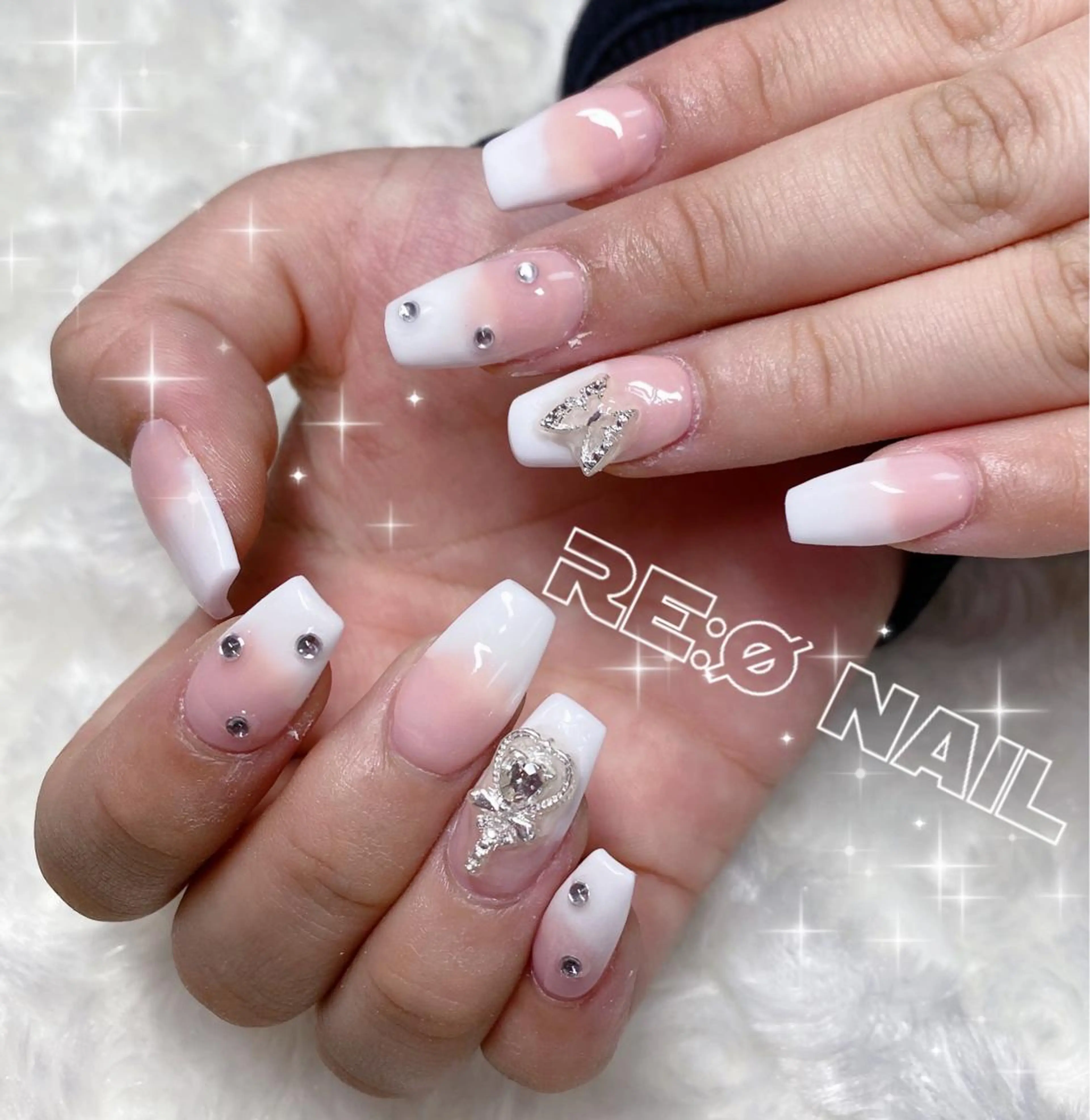 ネイル ハンドネイル Re:Ø nail 🩵TSUJIのネイルデザイン