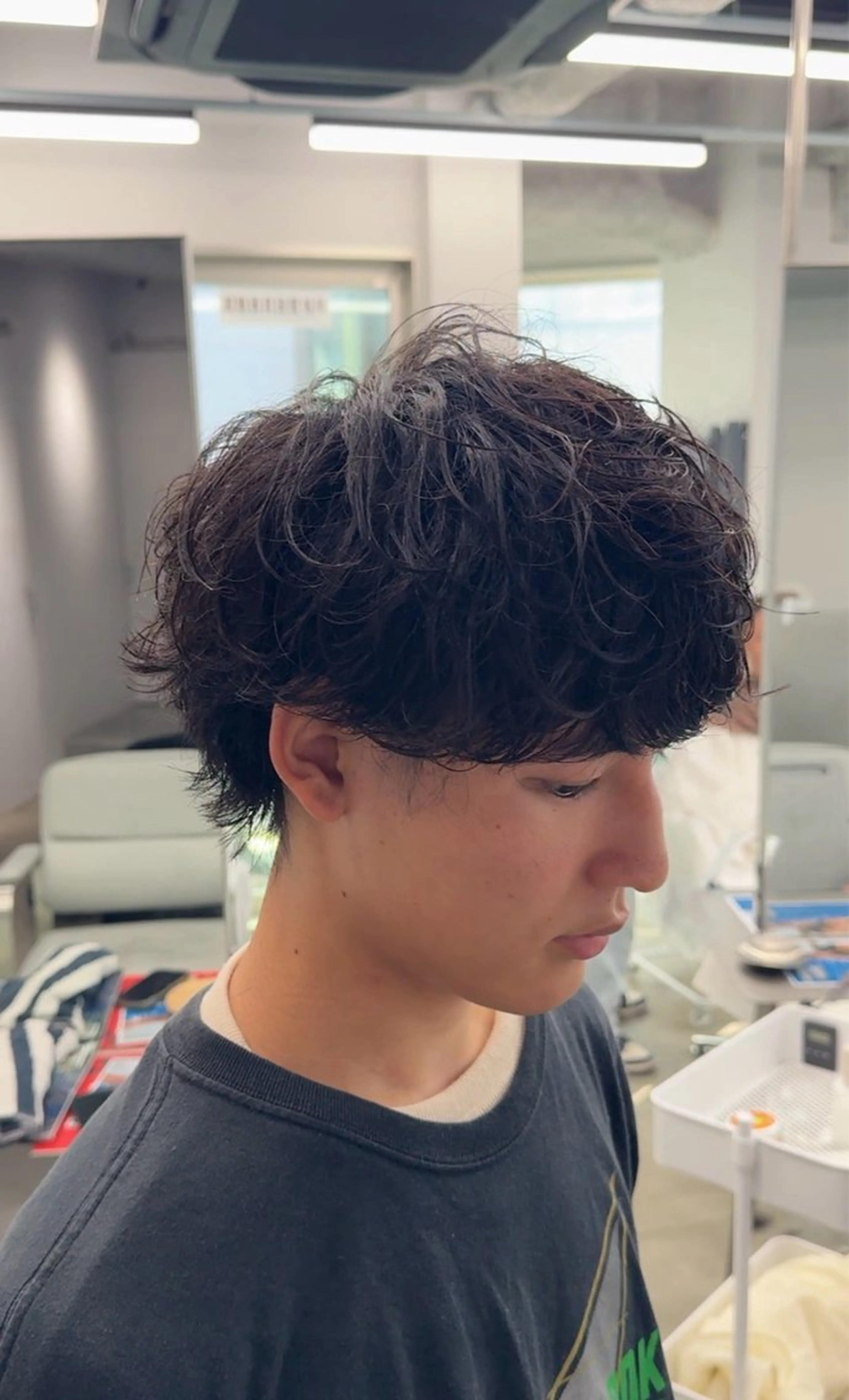 ショート パーマ カット パーマ 博多メンズパーマ特化 ベップハルキのヘアスタイル
