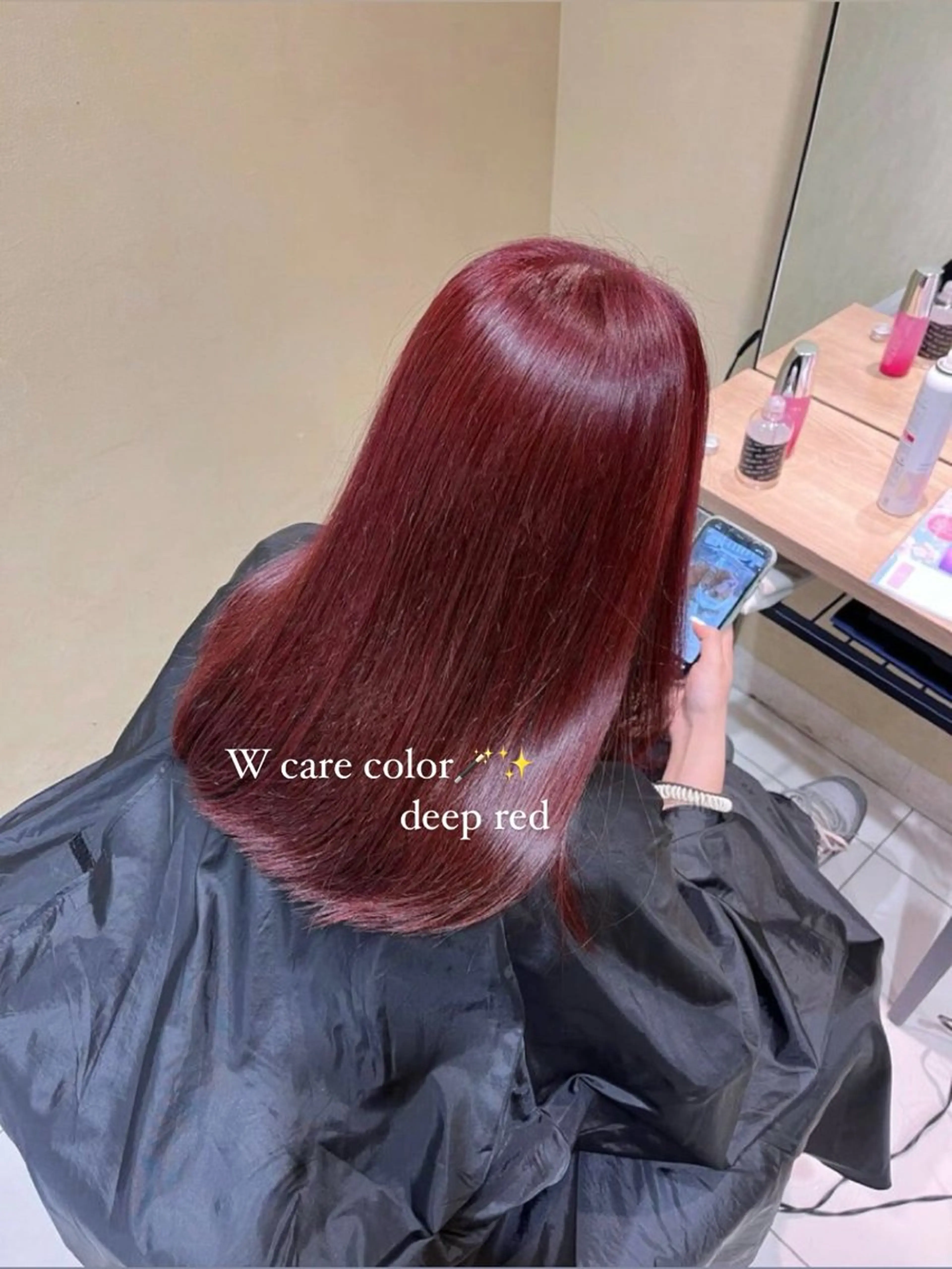 セミロング カラー ヘアカラー 🩰モテ艶girly ヘア🪽彩香‎🪡⟡のヘアスタイル