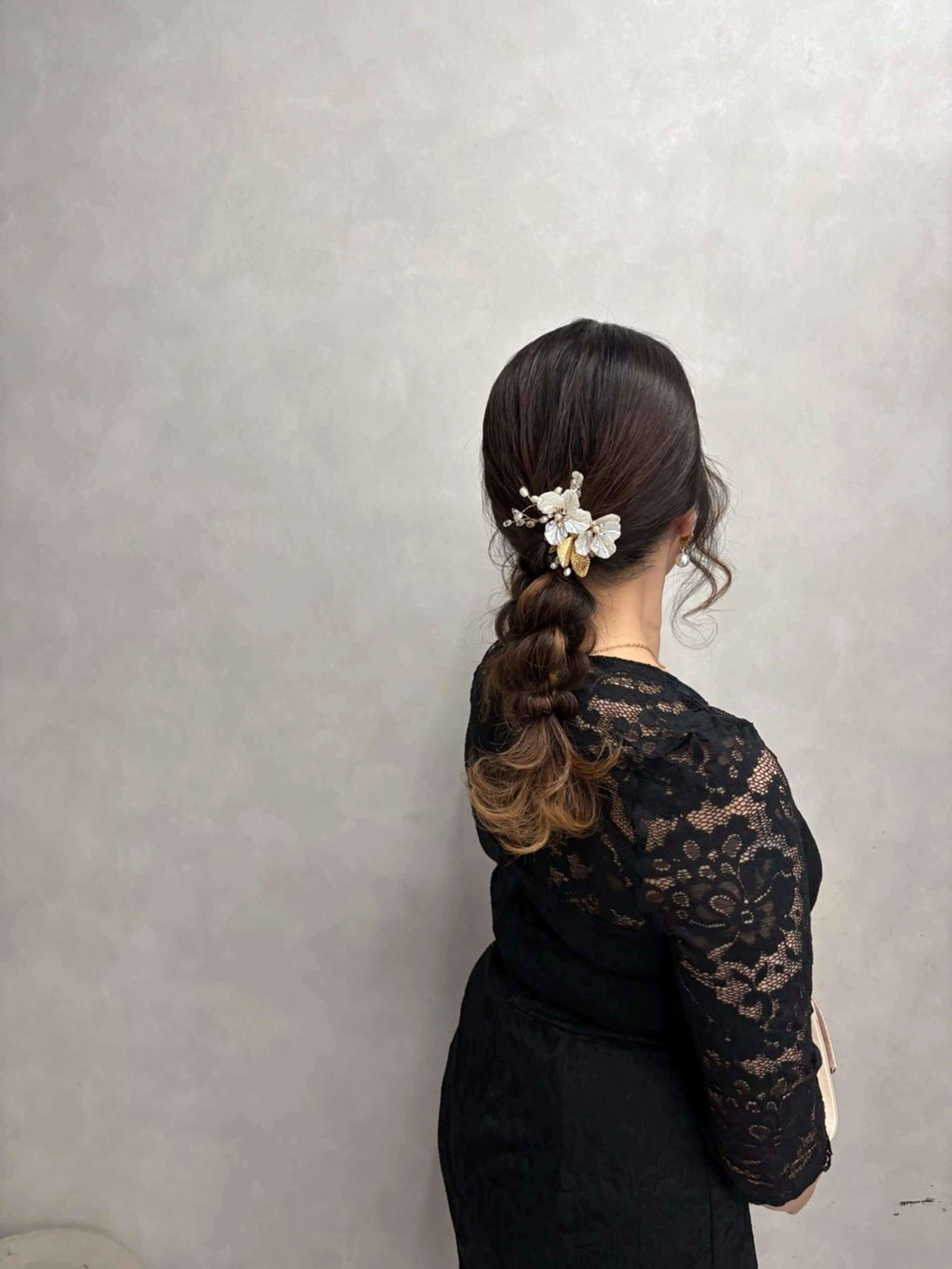 セミロング カラー ヘアアレンジ ヘアセット 🎨カラー満足度 500%💫ヅル💫のヘアスタイル