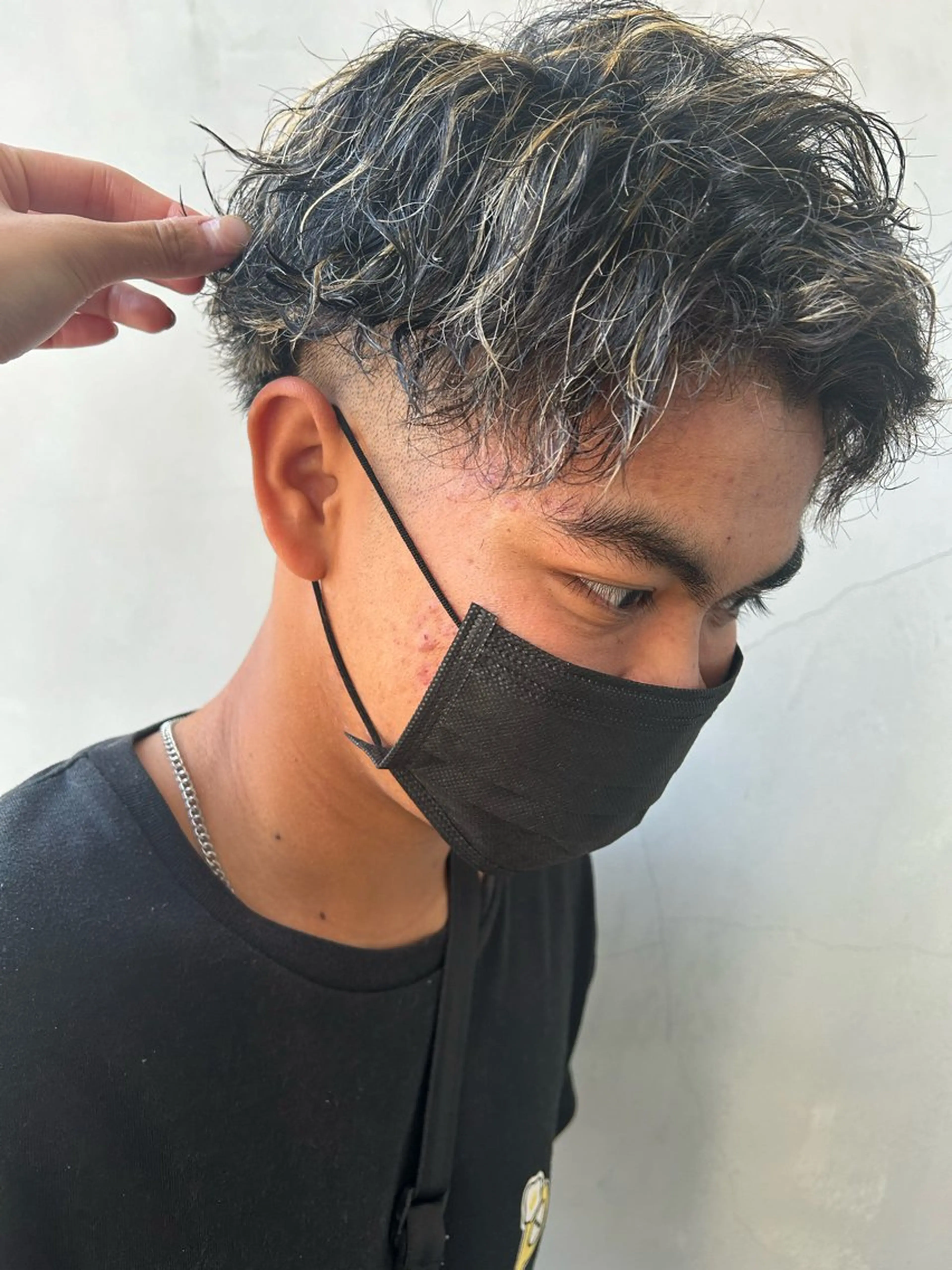 メンズカット＋カラーの写真