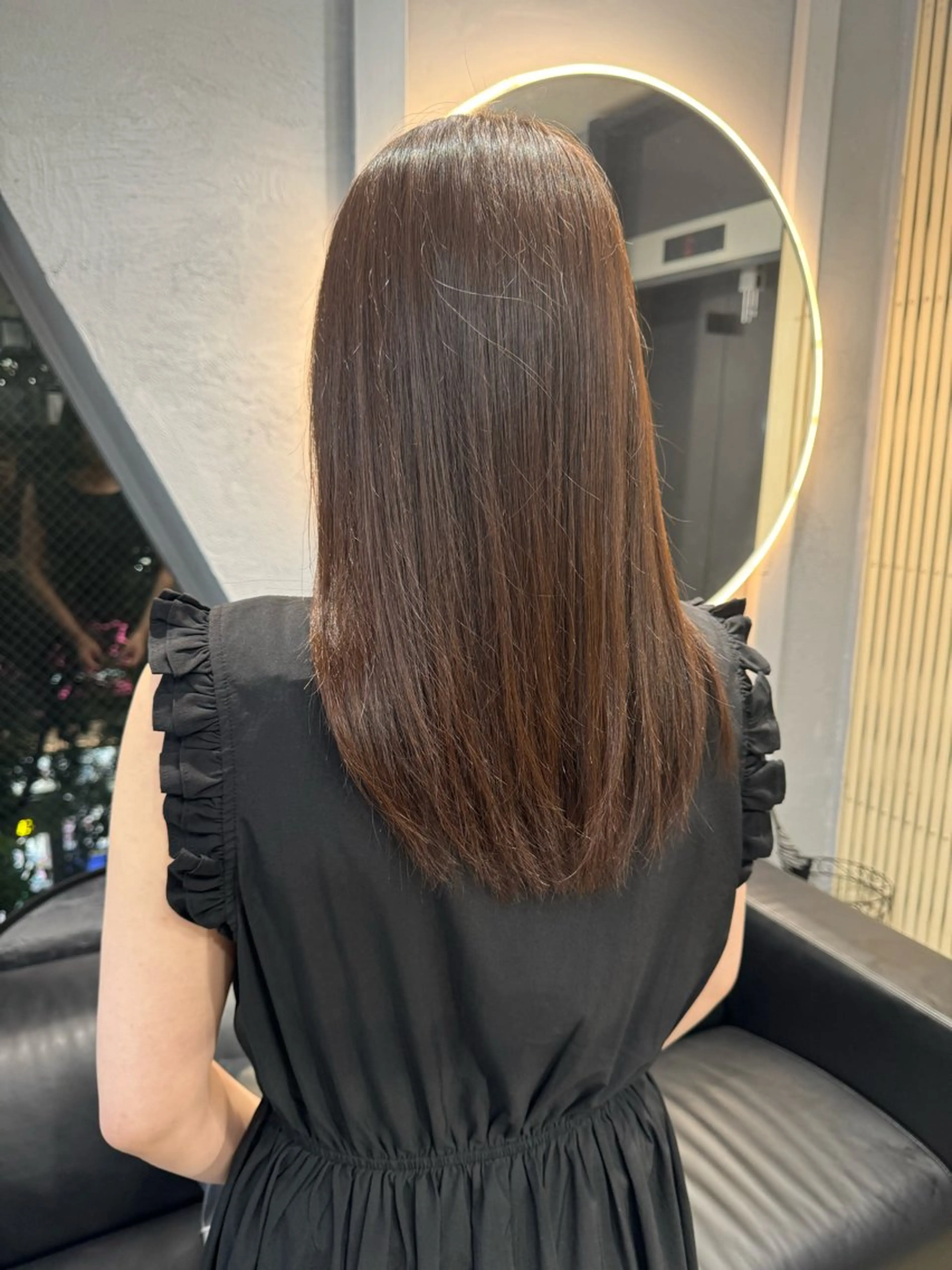 ミディアム カラー dao/ミルクティー /ブラウン/ブロンドのヘアスタイル