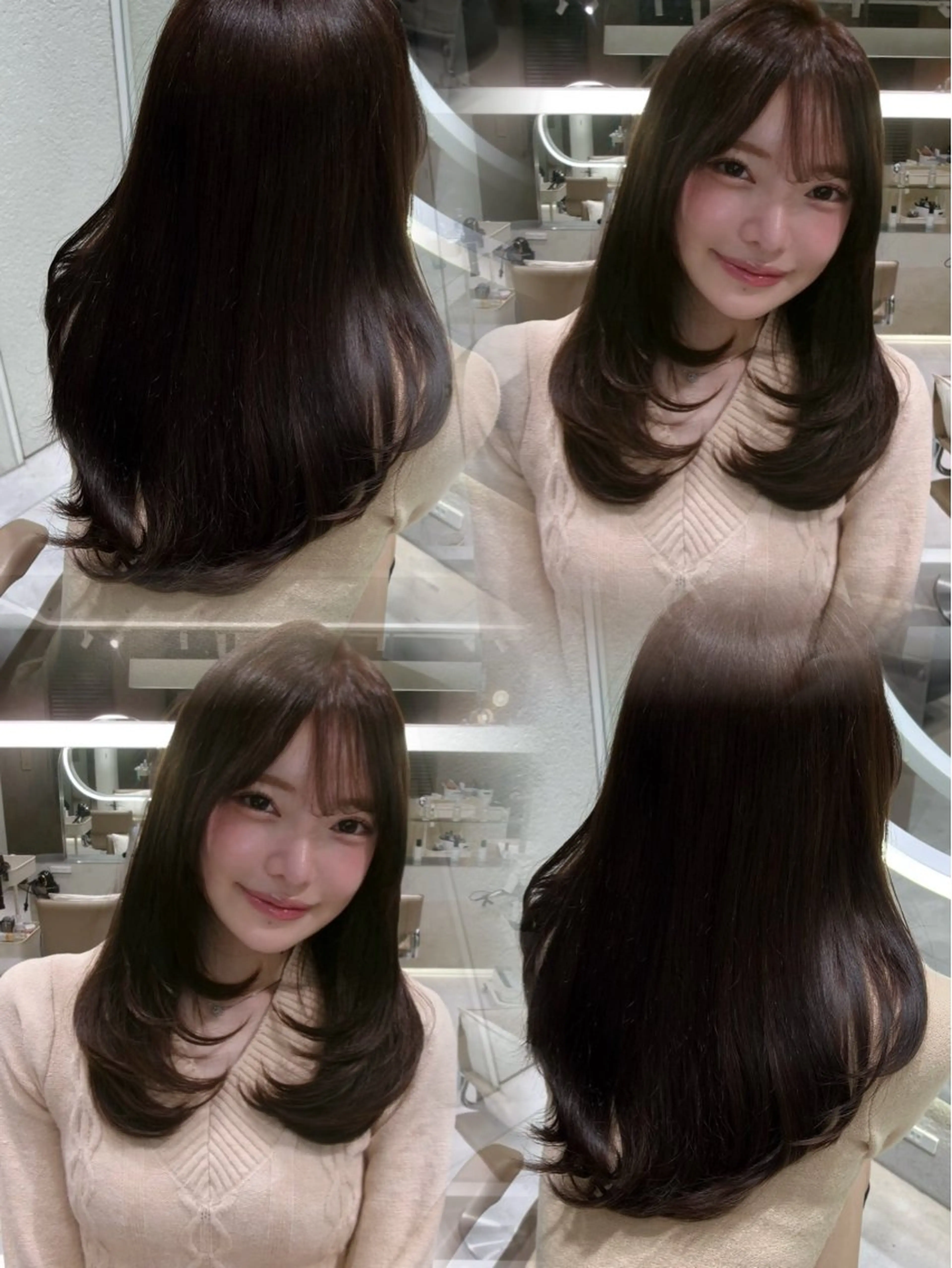 セミロング カラー 乃天 ﾉｱのヘアスタイル