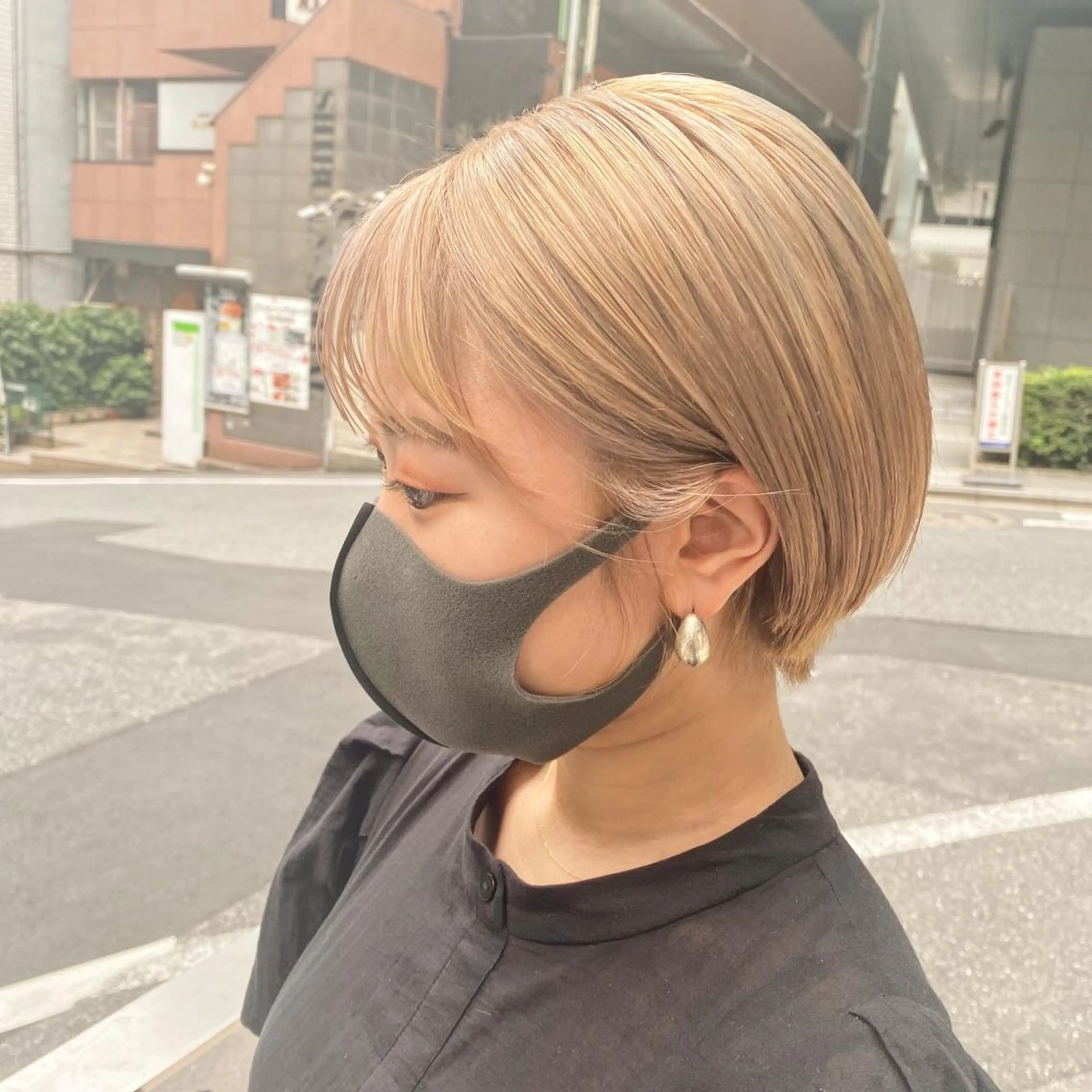 ショート カラー ショートヘア 𝑺𝒂𝒌𝒊 🩶マンツーマン施術のヘアスタイル