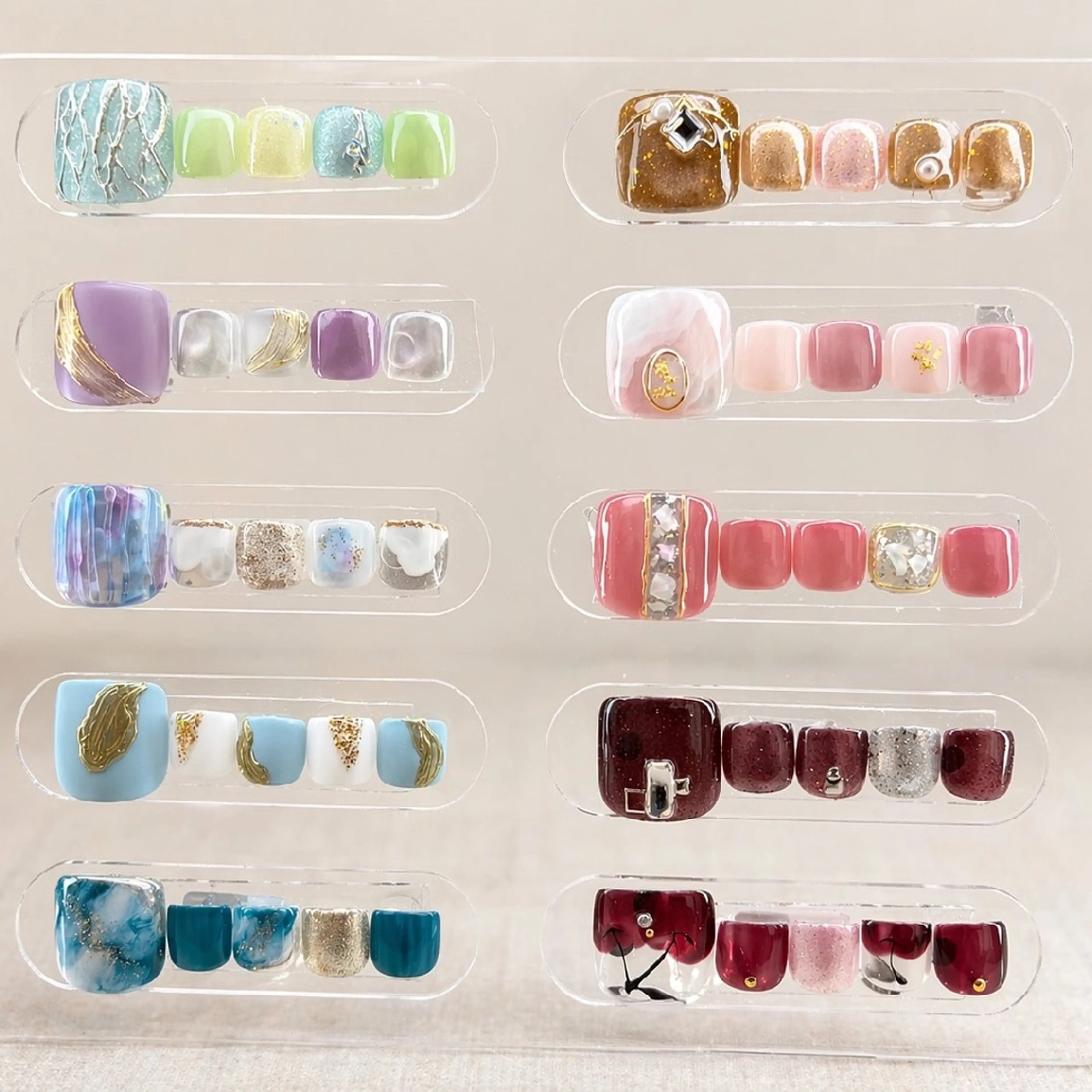 オフ込み🤍フットネイル/定額コース¥11,000の写真