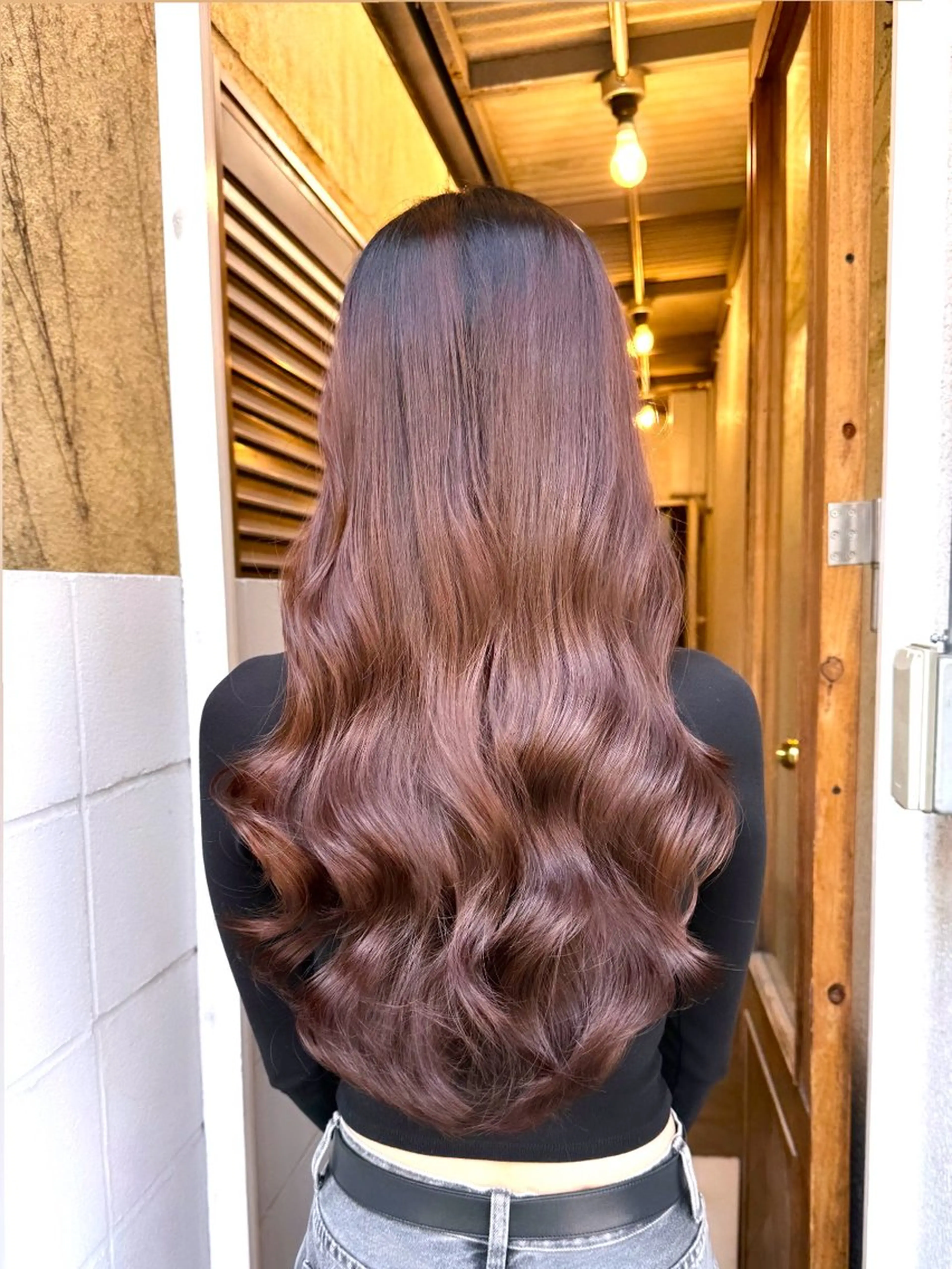 ロング パーマ 縮毛矯正 カット パーマ トリートメント 吉田 光佑のヘアスタイル