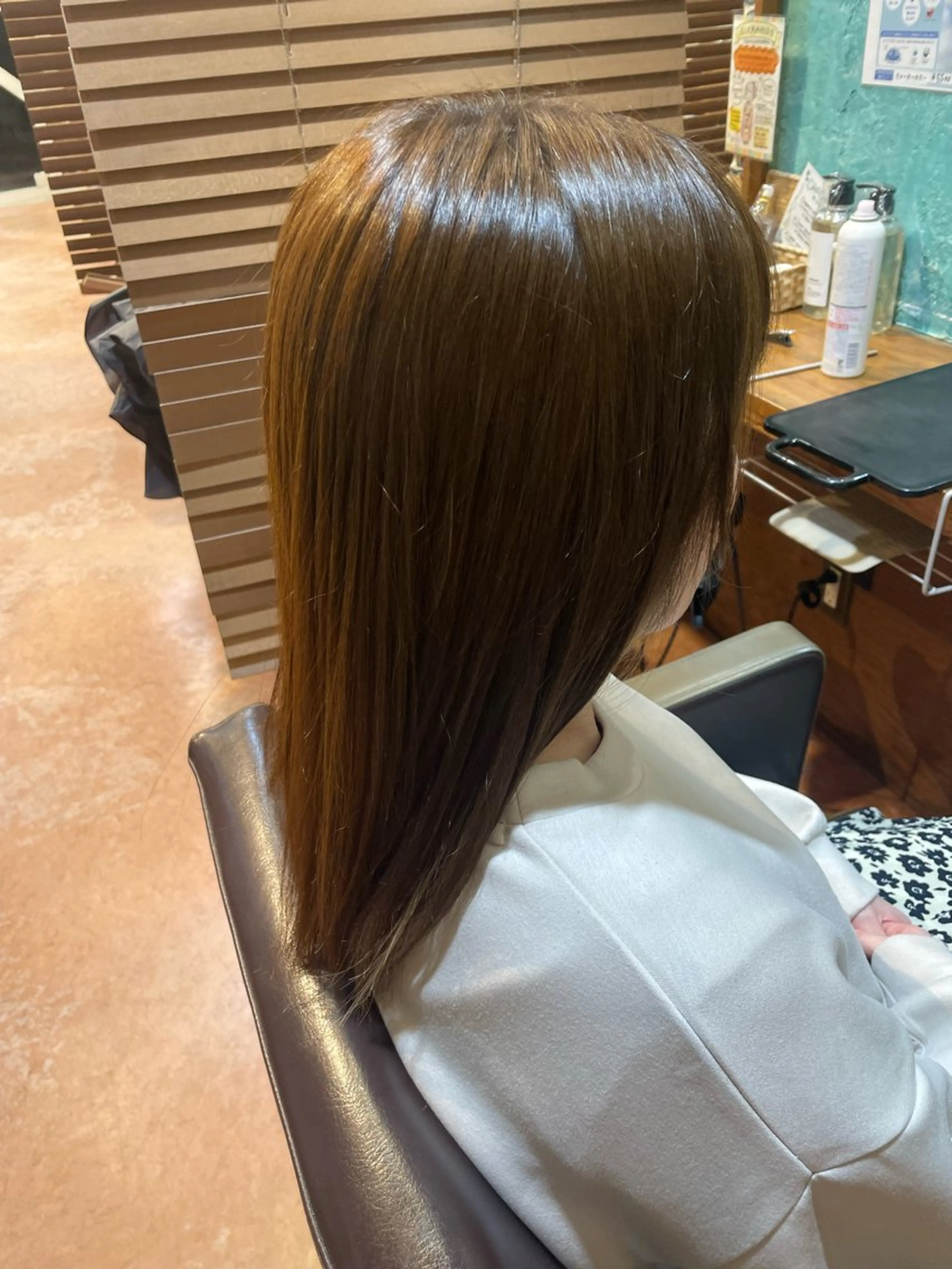 カラー ベージュカラー ar北千住 あやみのヘアスタイル