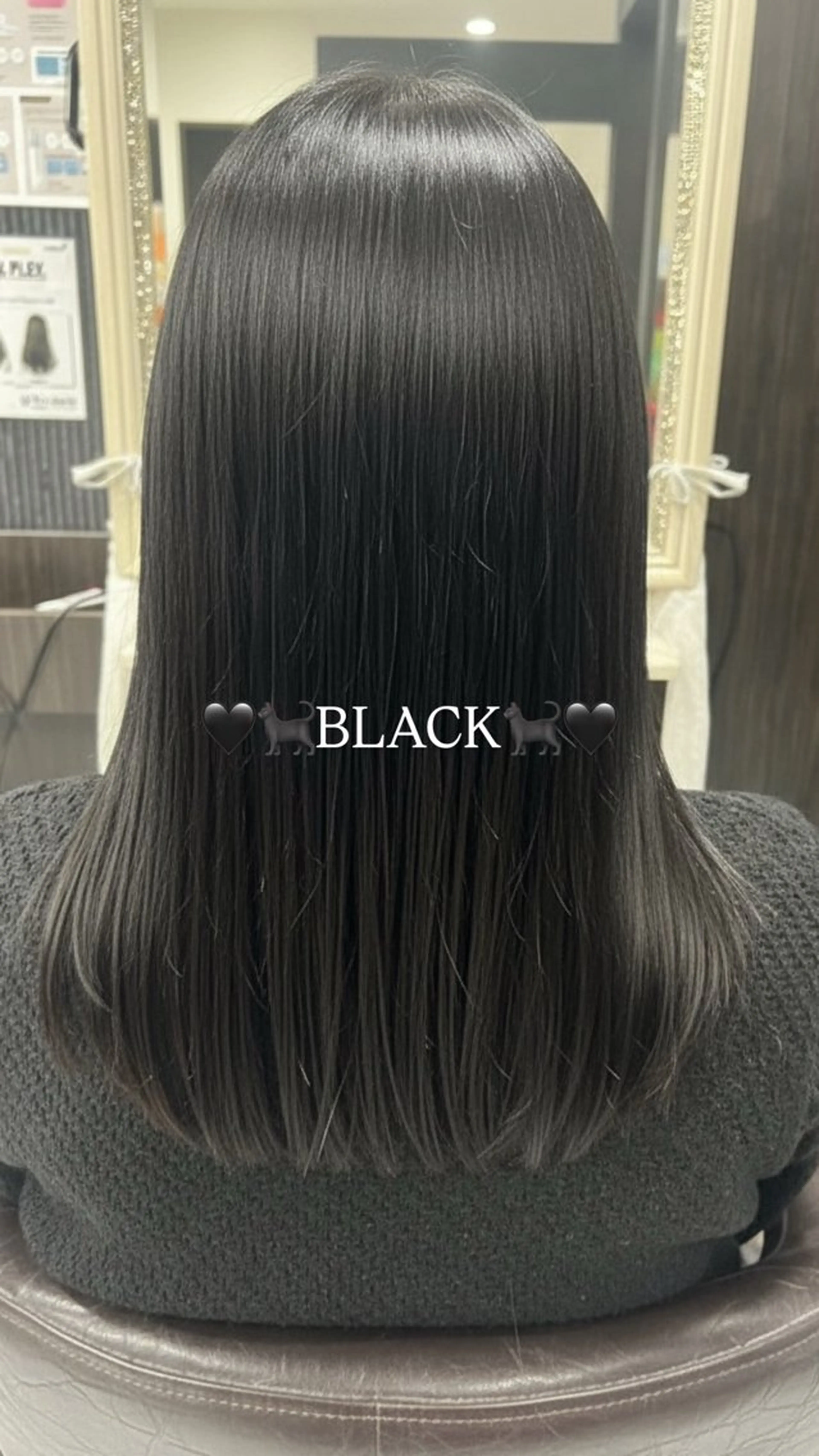 カラー 黒髪 透明感カラー カット ヘアカラー ボブ/パーマ 🐼HARUKA🐼のヘアスタイル