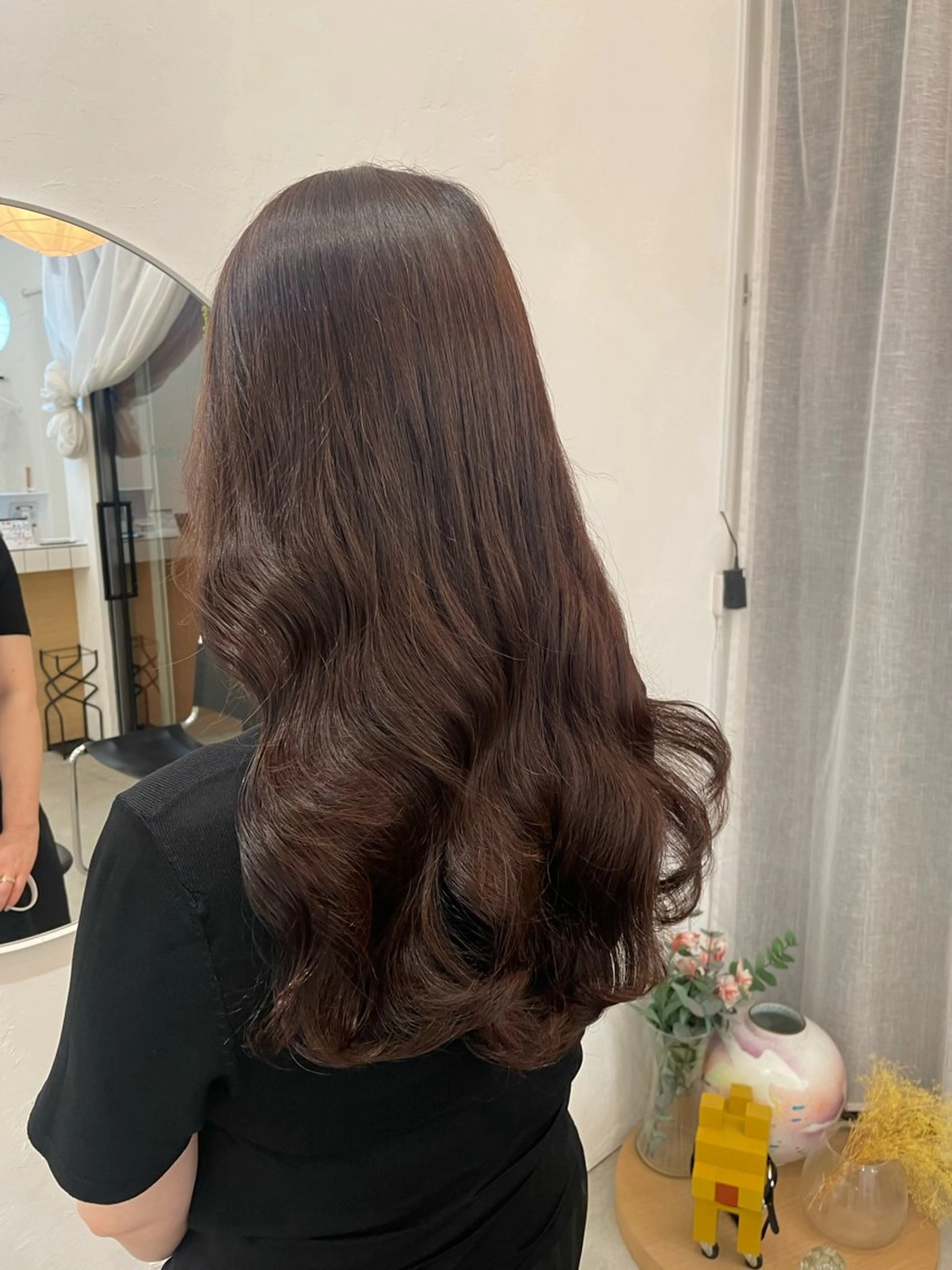 ロング パーマ 韓国風パーマ/ヘア セット/店長みづきのヘアスタイル