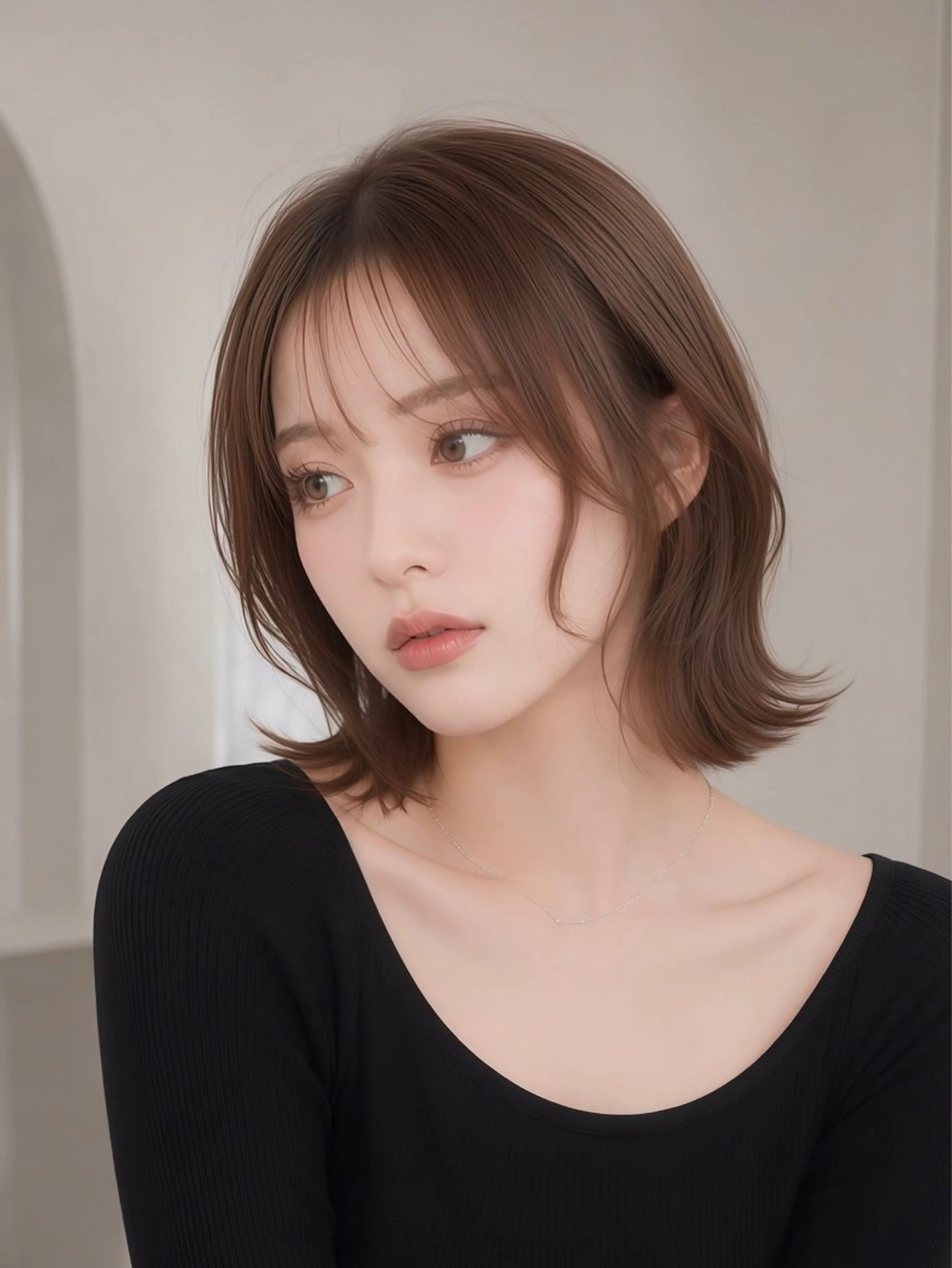 カラー カット ヘアカラー 丸山 心 / 艶カラーのヘアスタイル