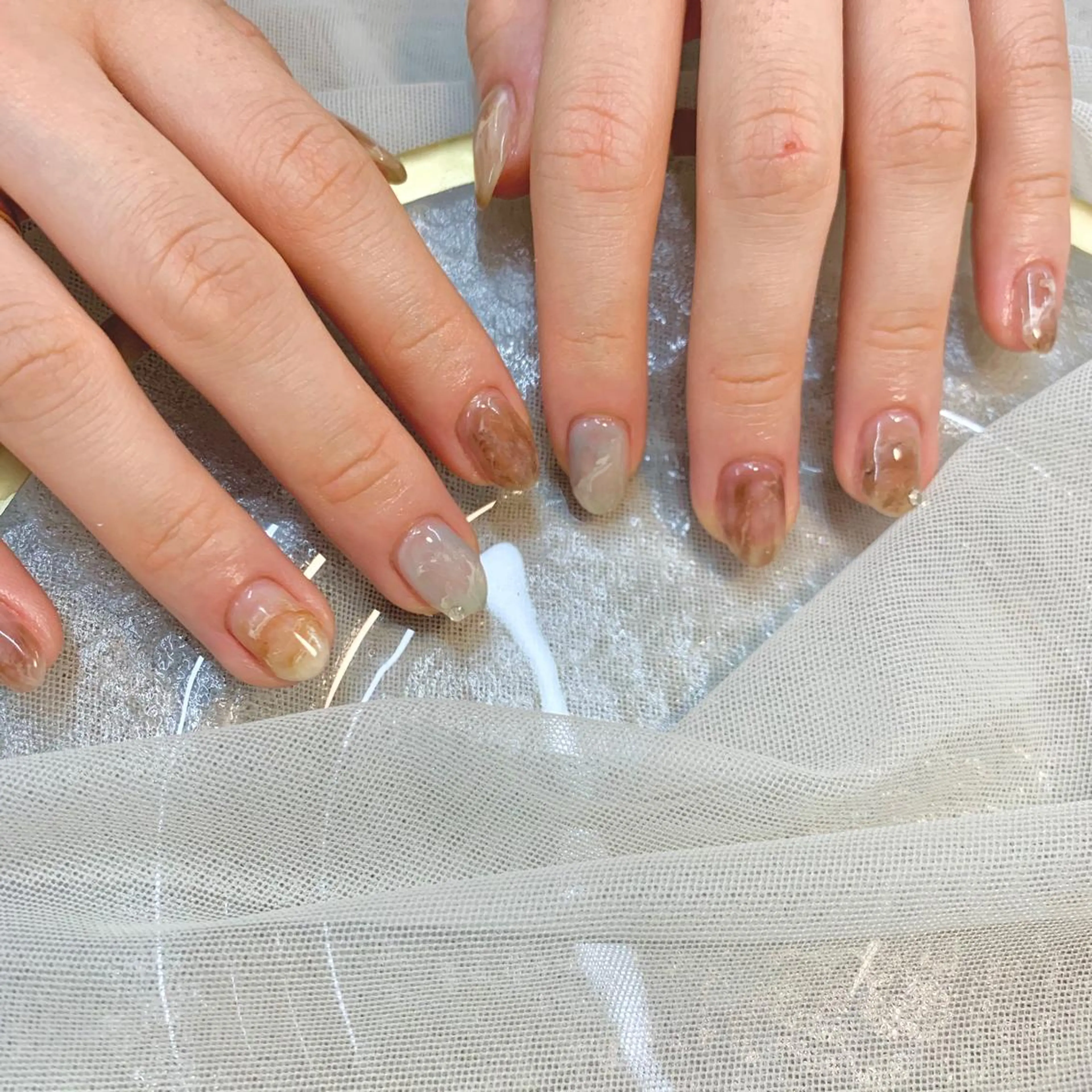 ネイル 新宿ニュアンスネイル makotoのネイルデザイン