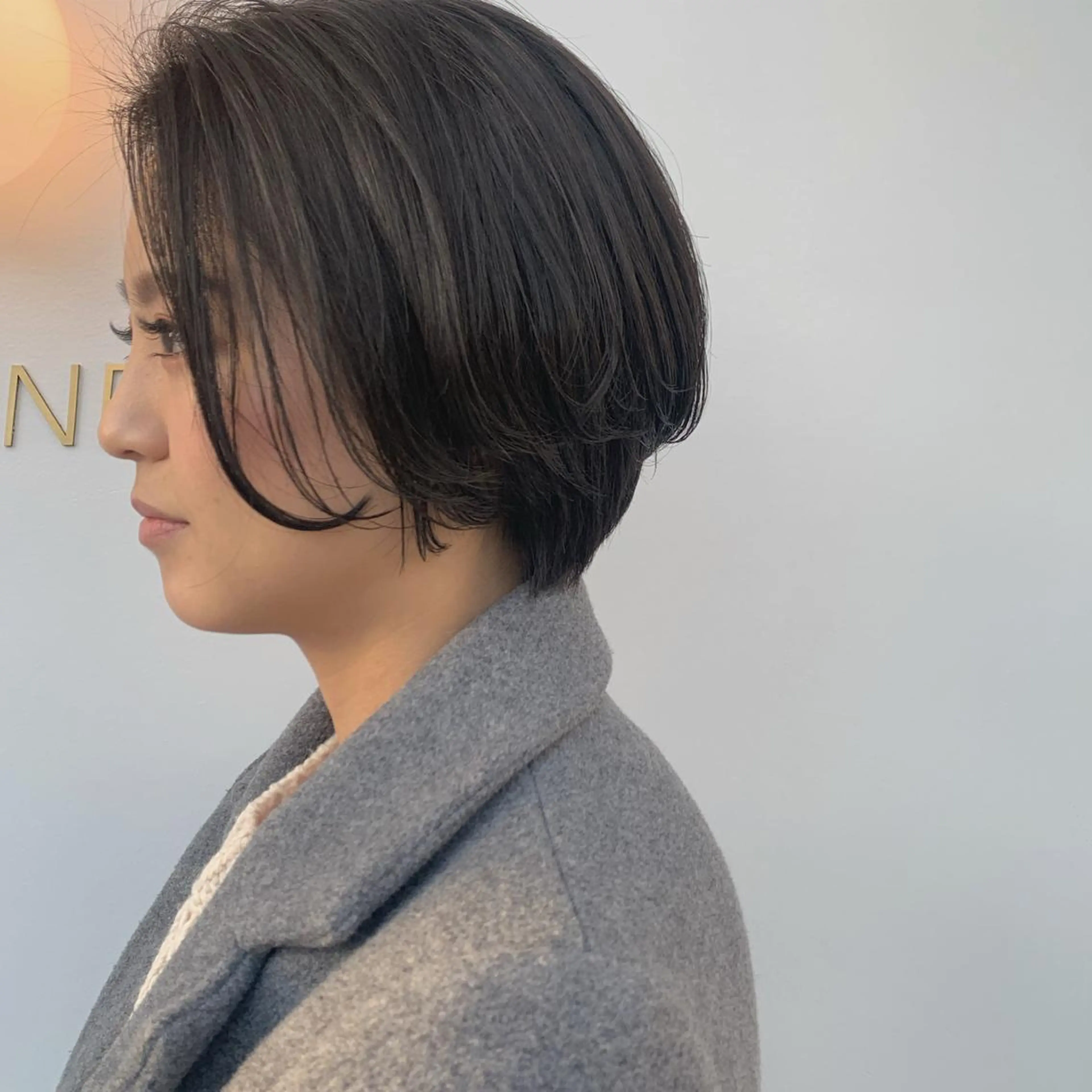ショート カラー グレージュ misch by urban所属・名駅🦢大人艶カラー 🪽カミヤアカネのヘアスタイル