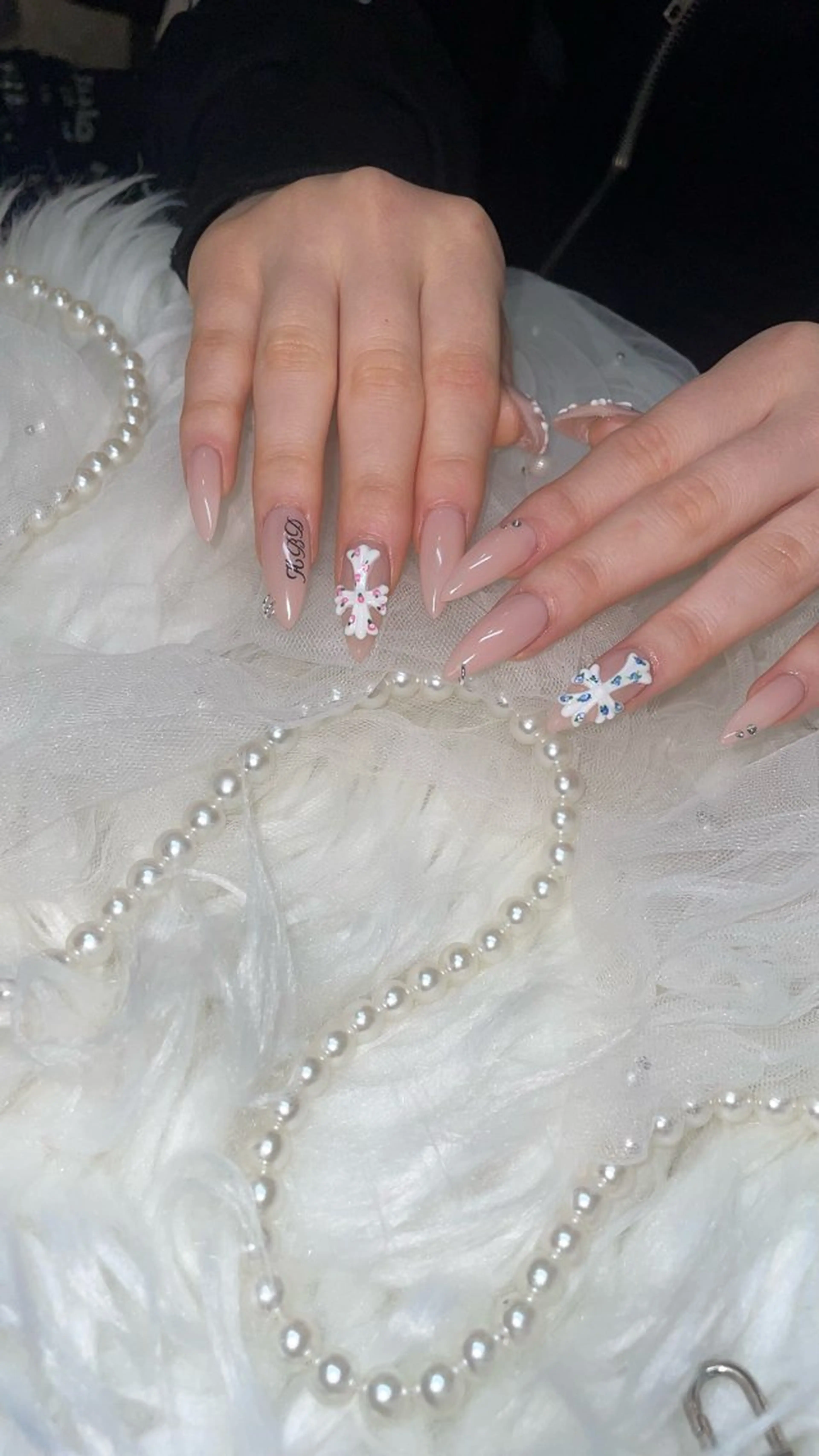 ネイル ハンドネイル Blue daisy 栄本店のネイルデザイン