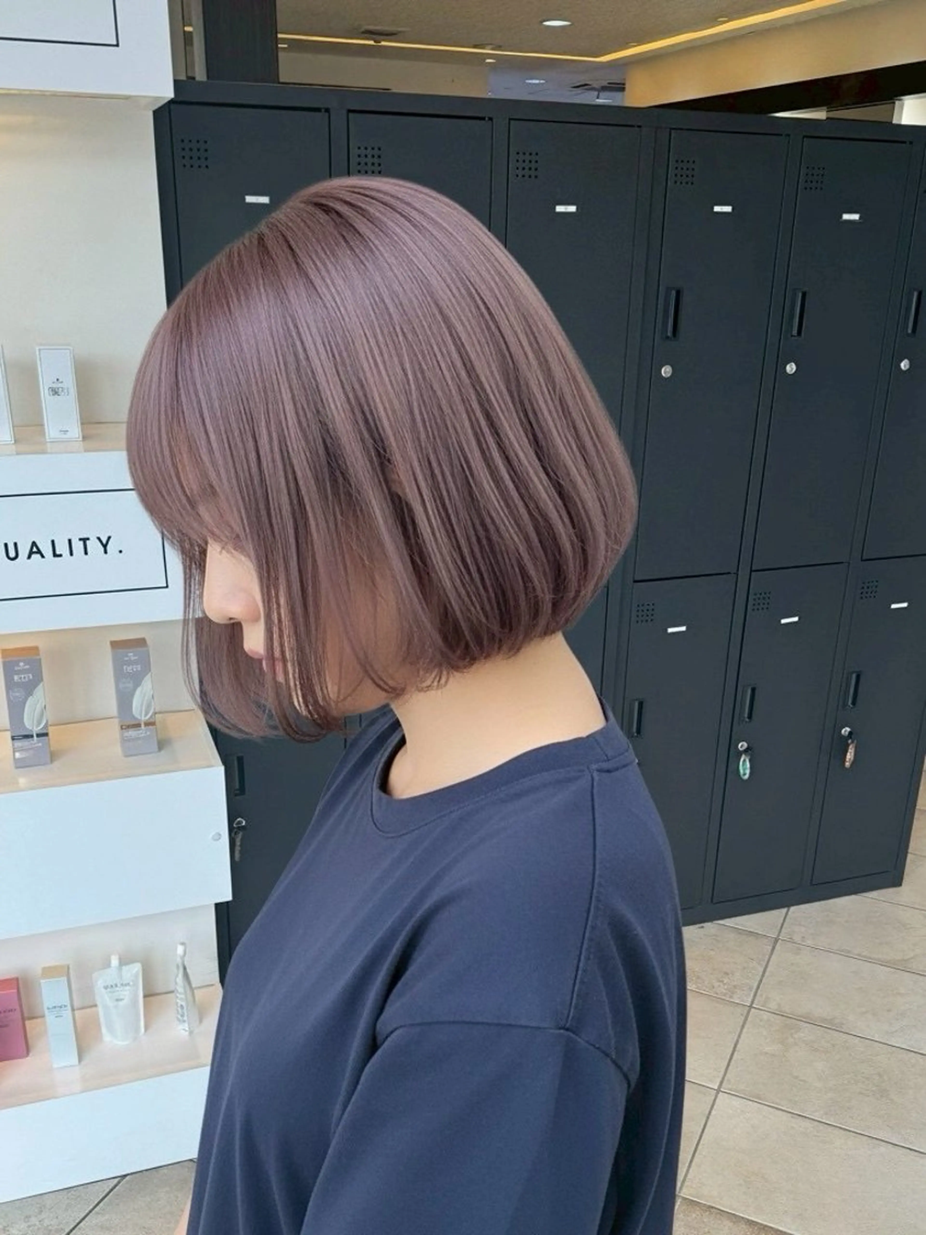 ショート 𝗠𝗜𝗞𝗨︎ ︎✦︎.ワンカラーのヘアスタイル