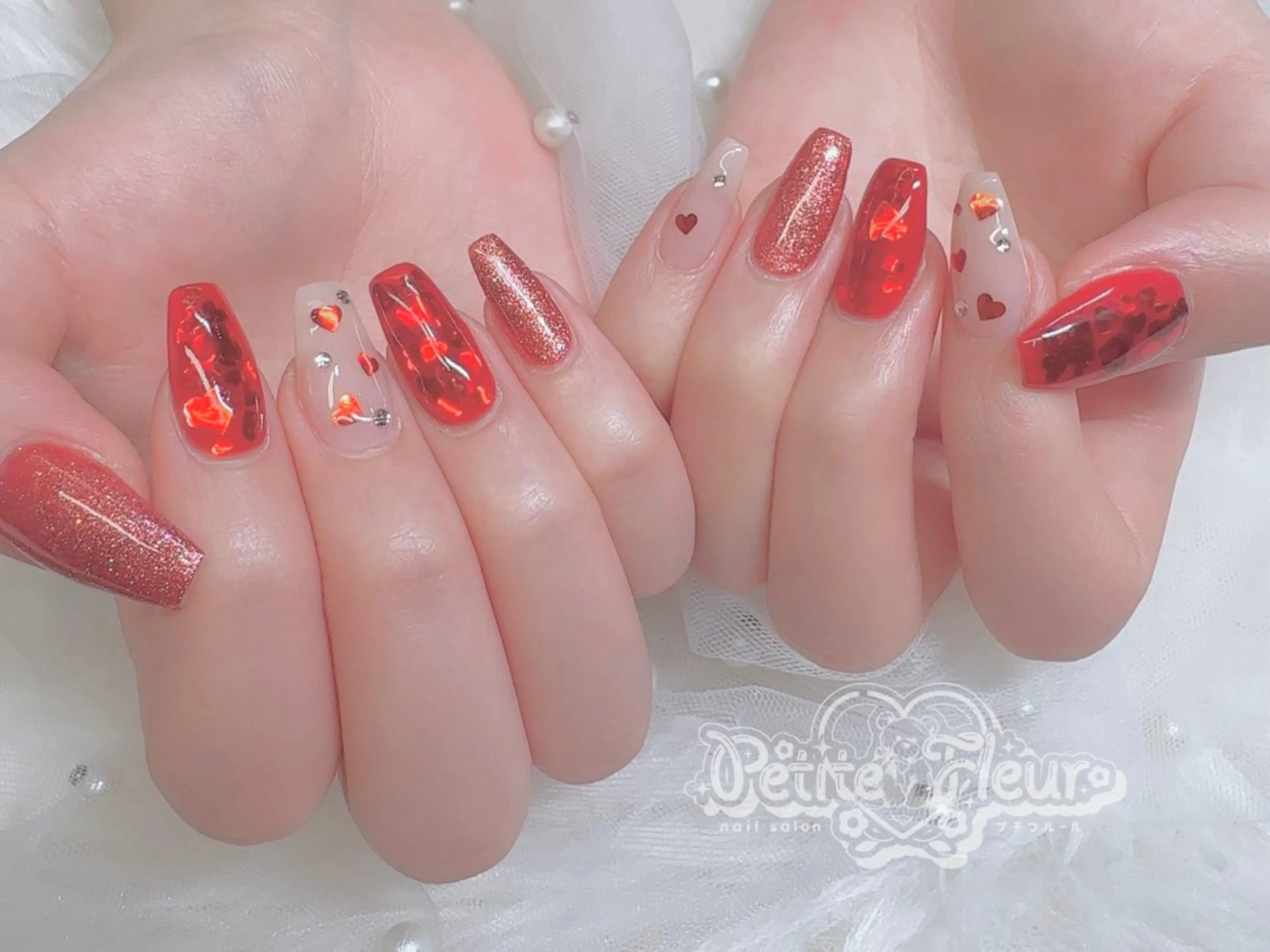 ネイル ❁⃘*。Petite fleur❁⃘*りさのネイルデザイン