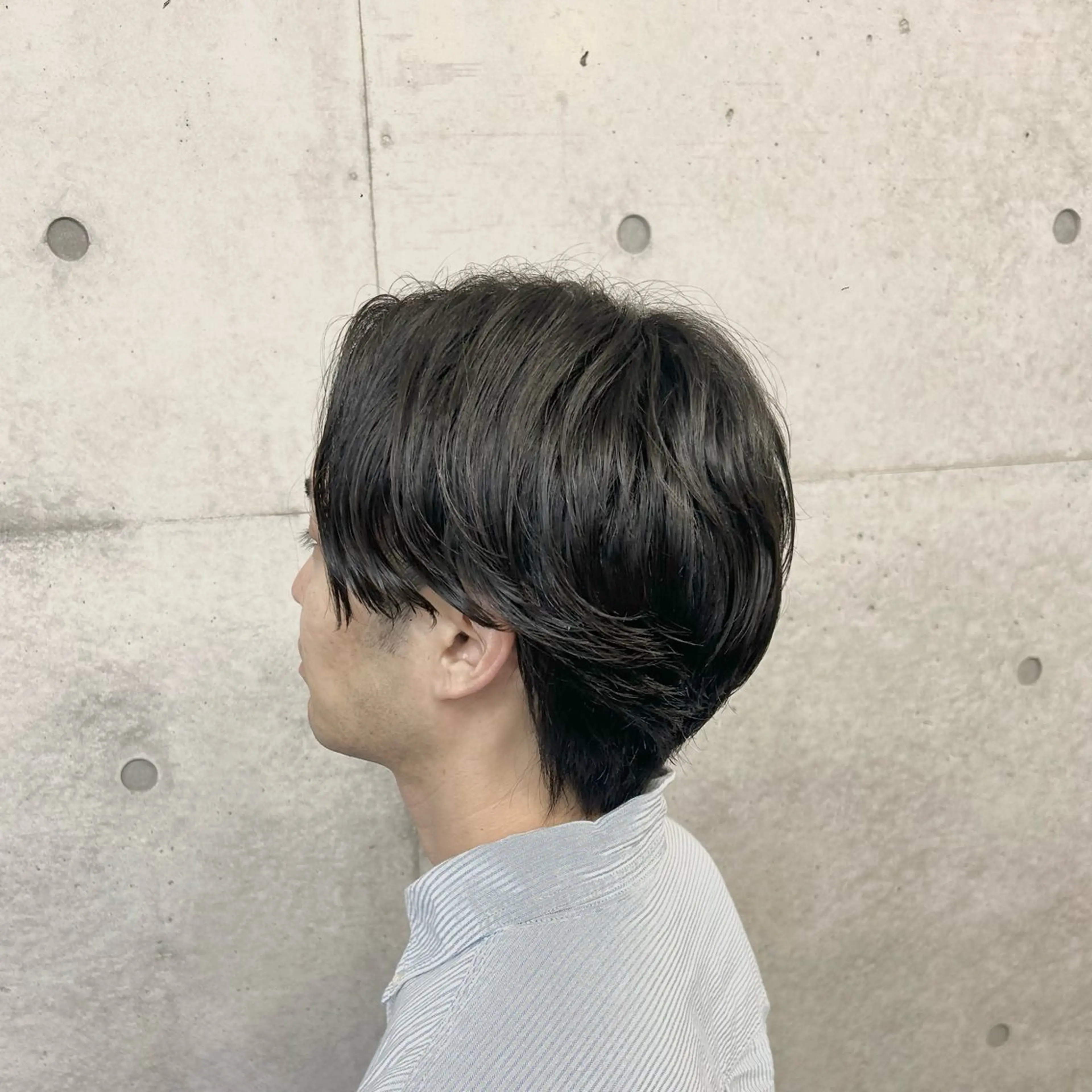 ミディアム ミディアムパーマ Rikito .のヘアスタイル