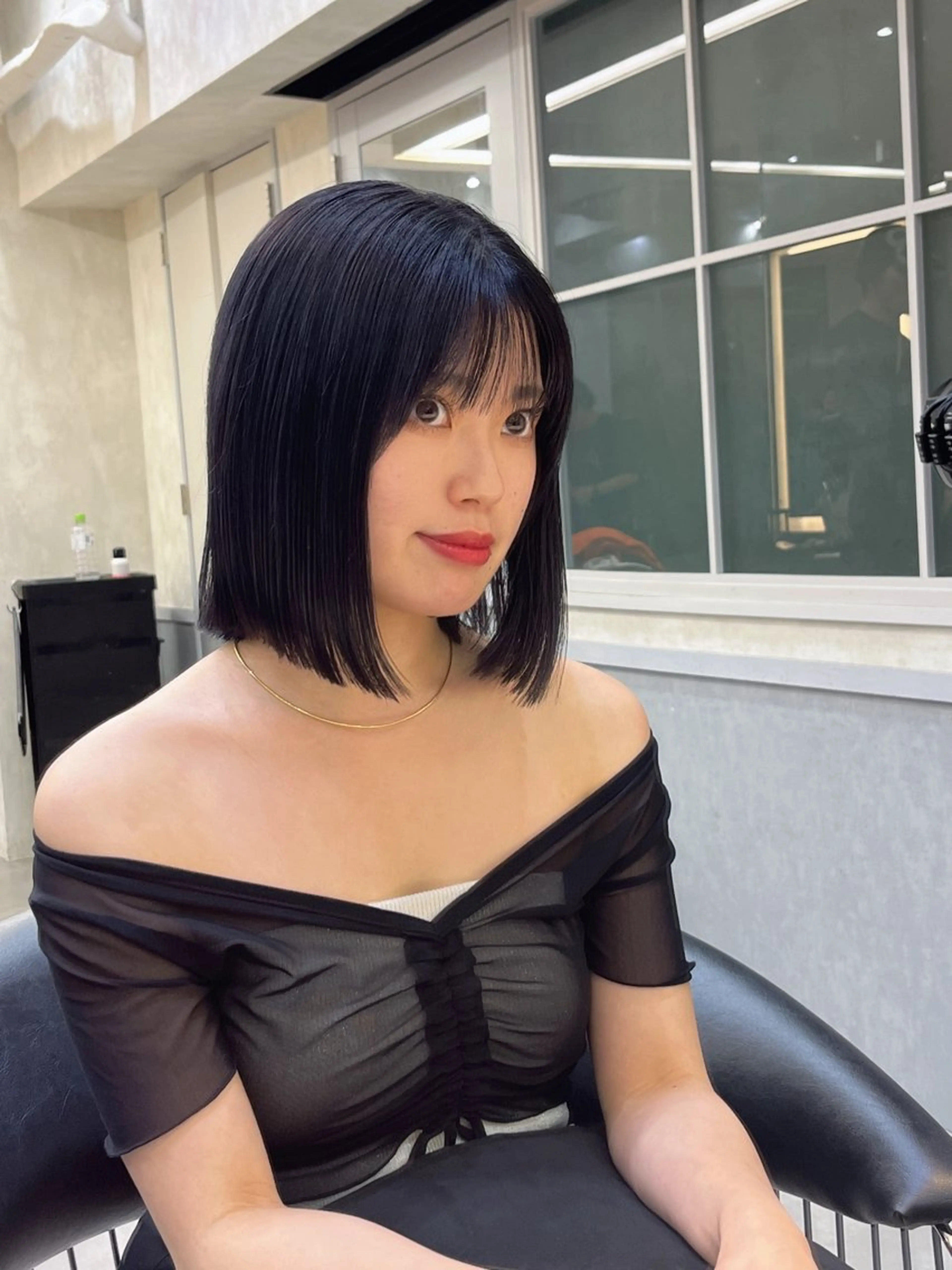 ショート カラー カット トリートメント 池袋/似合わせ/縮毛 髪質改善【ugen】のヘアスタイル