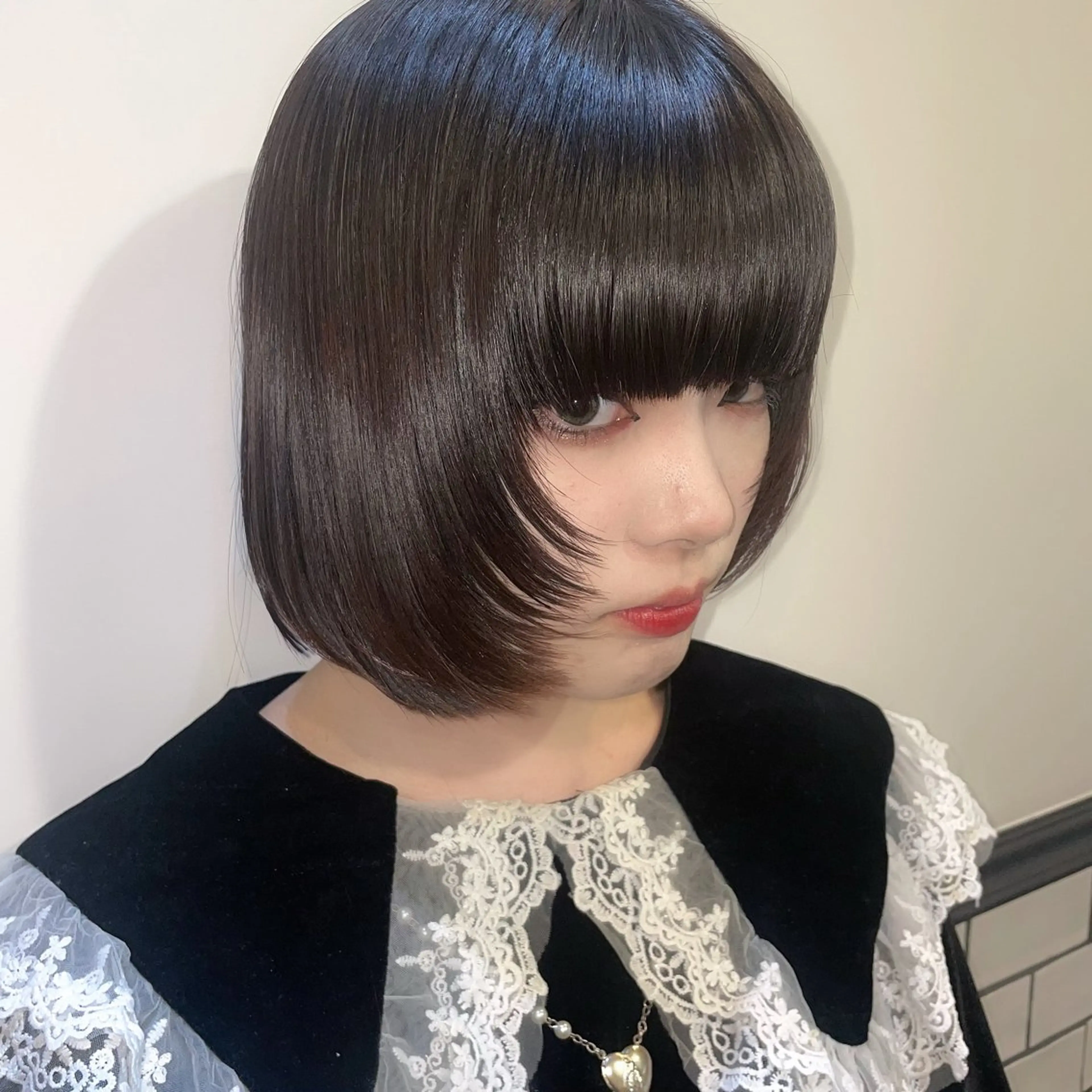 ミディアム 韓国レイヤー/ショー ト/nodokaのヘアスタイル