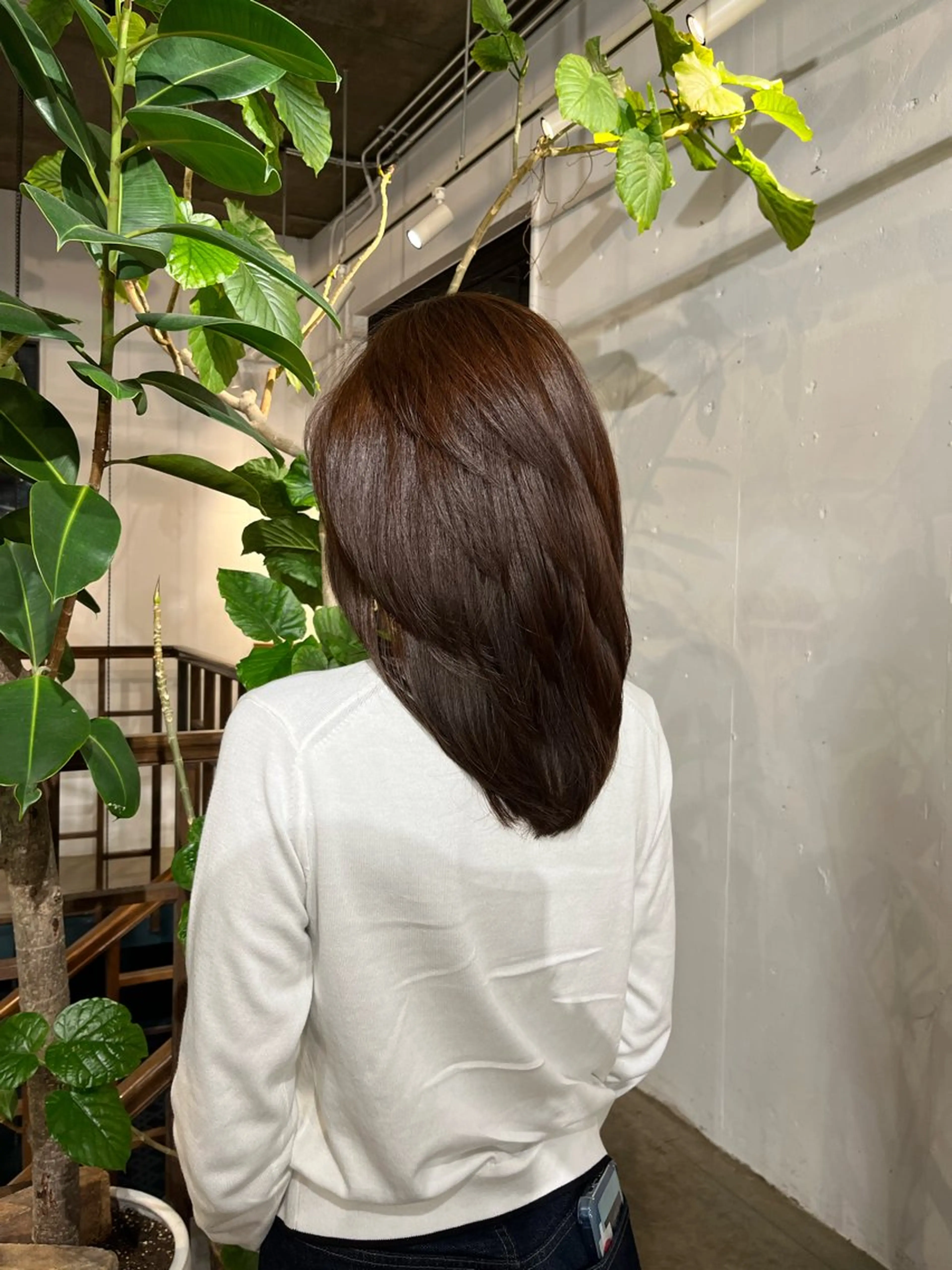 セミロング レイヤーカット 海音🌺レイヤー カット/ケアリストのヘアスタイル