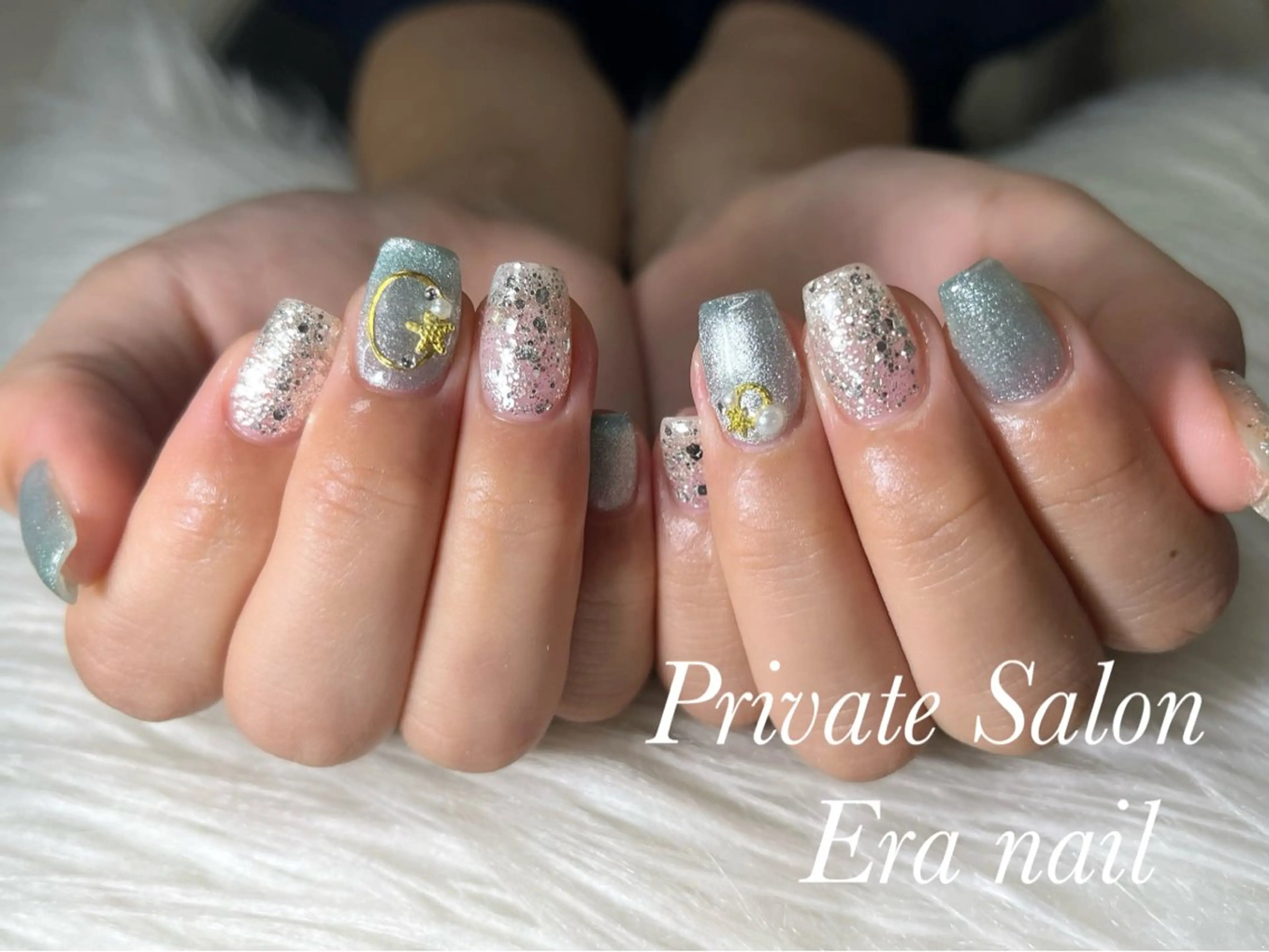 ネイル マグネットネイル ワンカラーネイル ハンドネイル Era nailのネイルデザイン