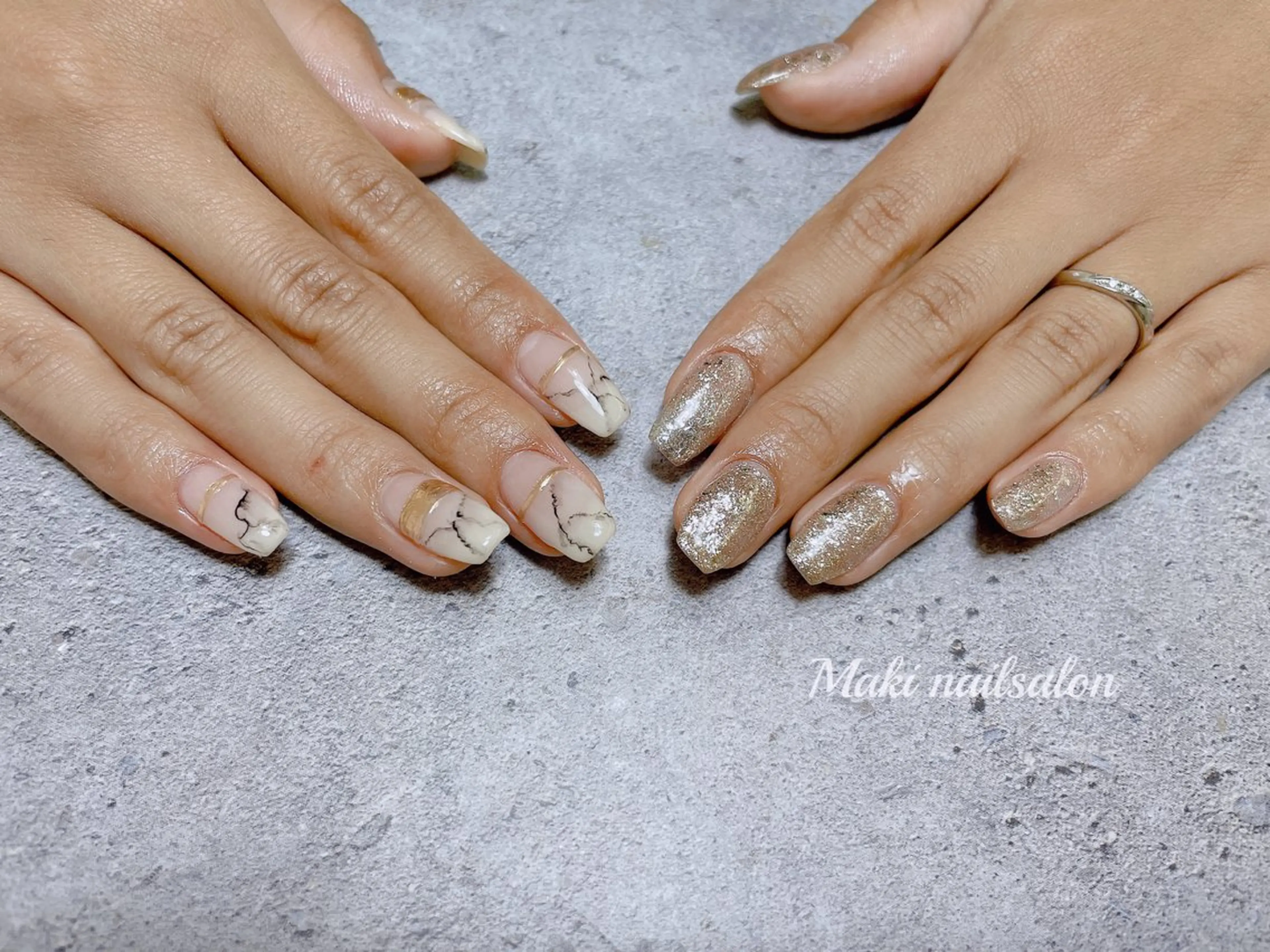 ネイル ハンドネイル マキ ネイルサロンのネイルデザイン